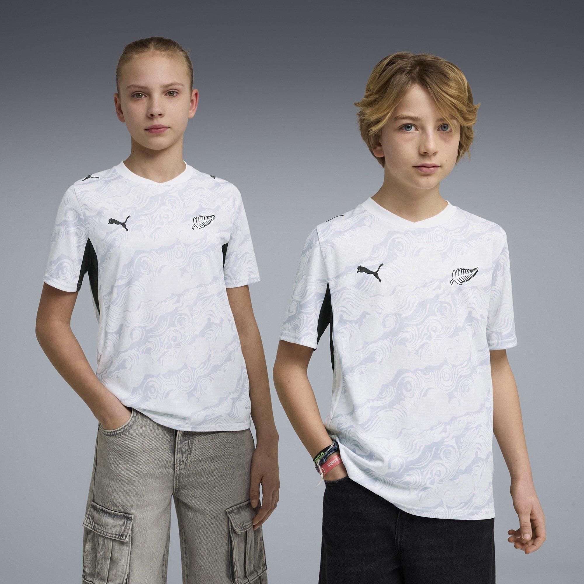 Wit/Zilver - Puma - Unisex Kids' New Zealand FIFA World Cup 2026™ Football Shirt - 3
