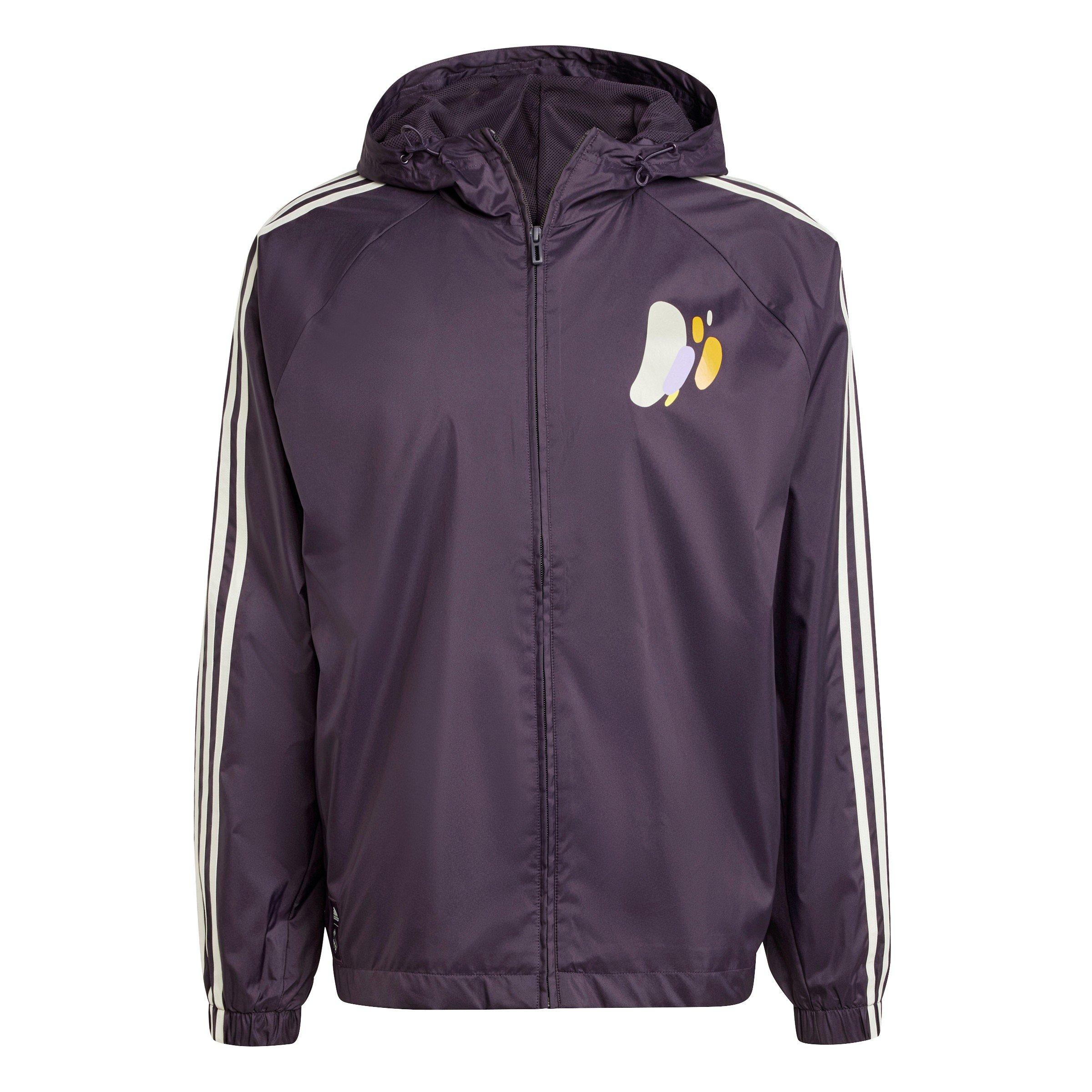 Adidas Men's Real Szn Wb Anorak - Aurora Black - 2XL