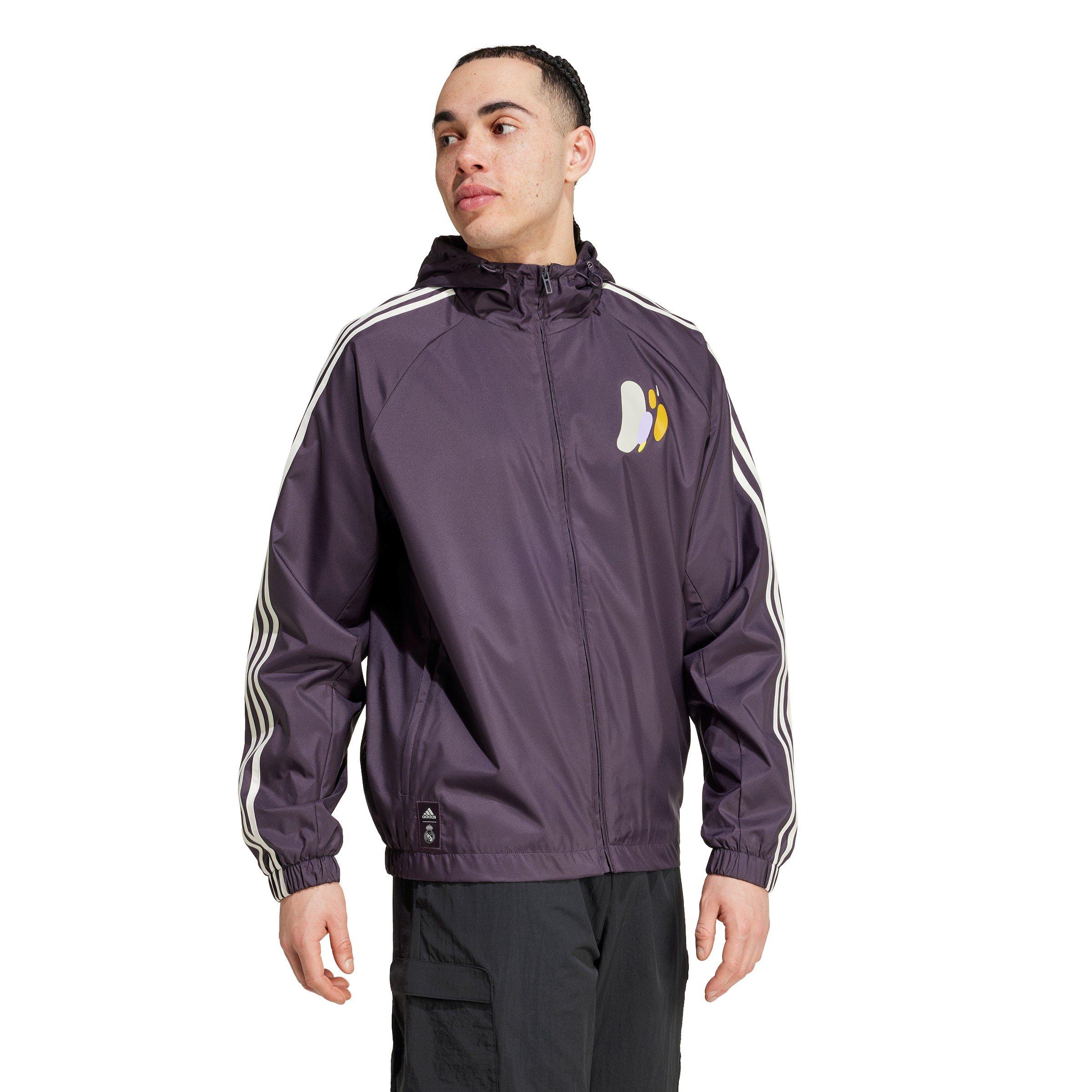 Aurora Black - adidas - Real Szn Wb Anorak Mens - 4
