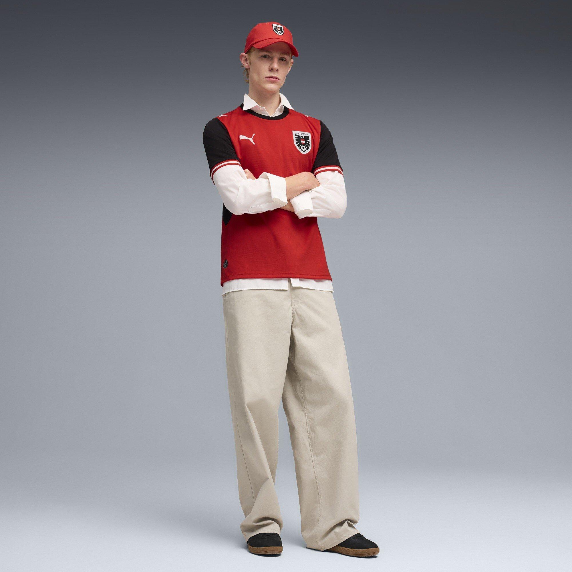 Rood/Zwart - Puma - PUMA Austria Home Shirt 2026 - 7