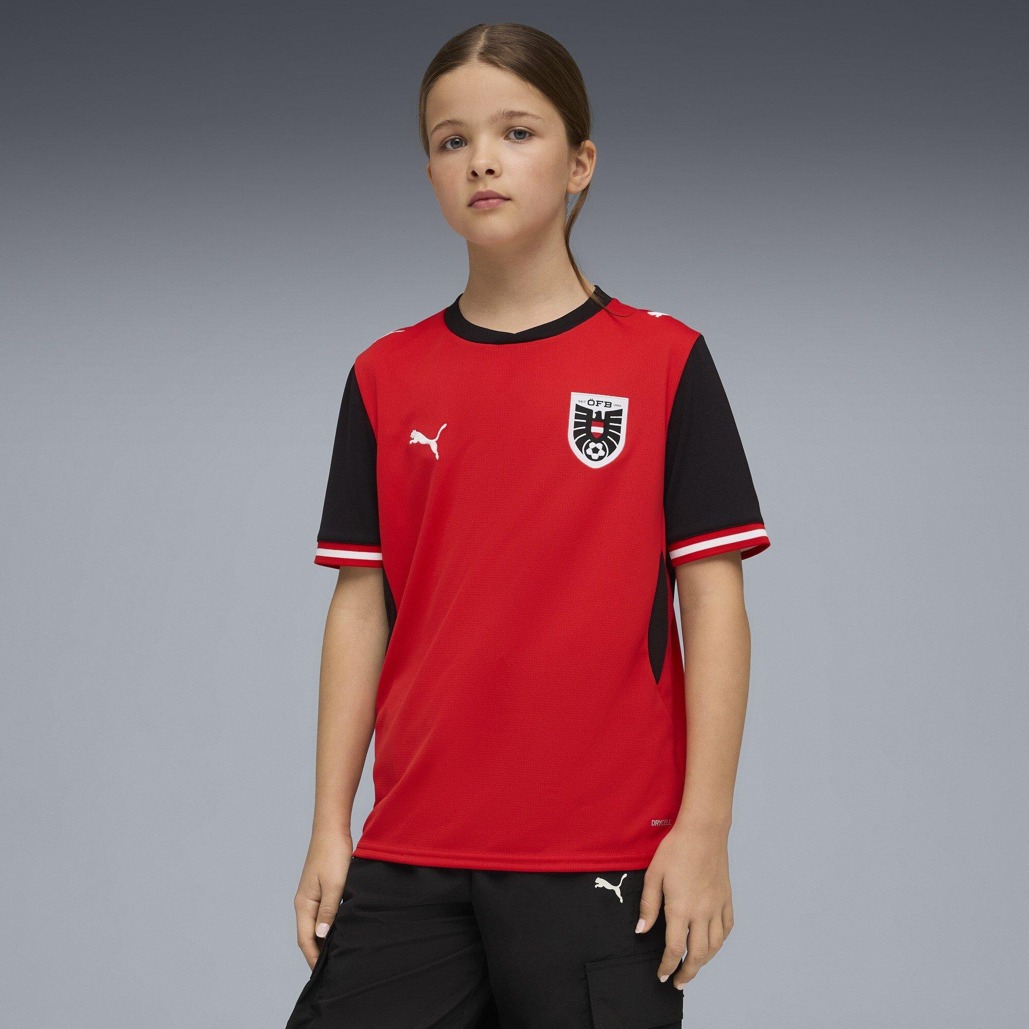 Rood/Zwart - Puma - PUMA Austria Home Shirt 2026 - 3