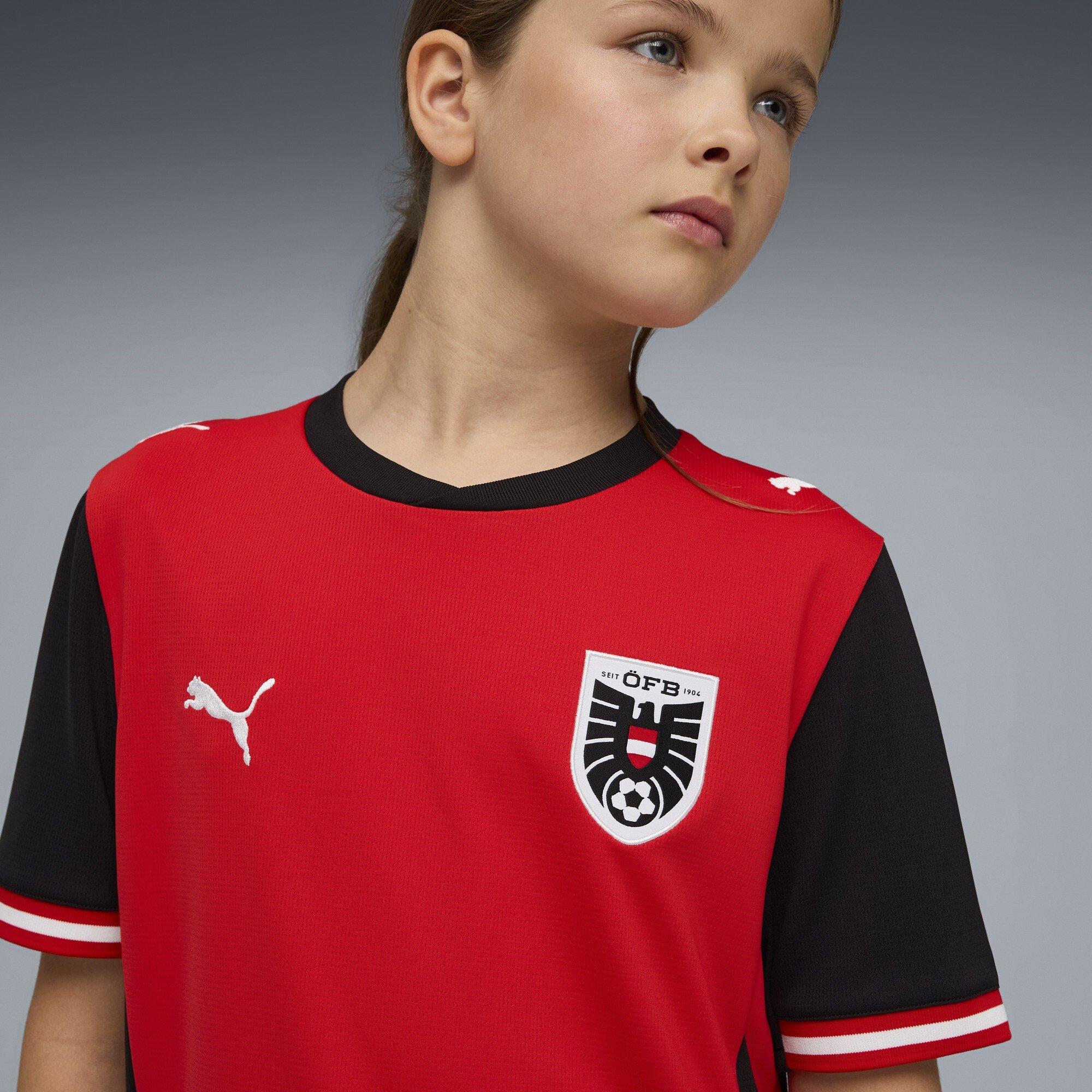 Rood/Zwart - Puma - PUMA Austria Home Shirt 2026 - 5