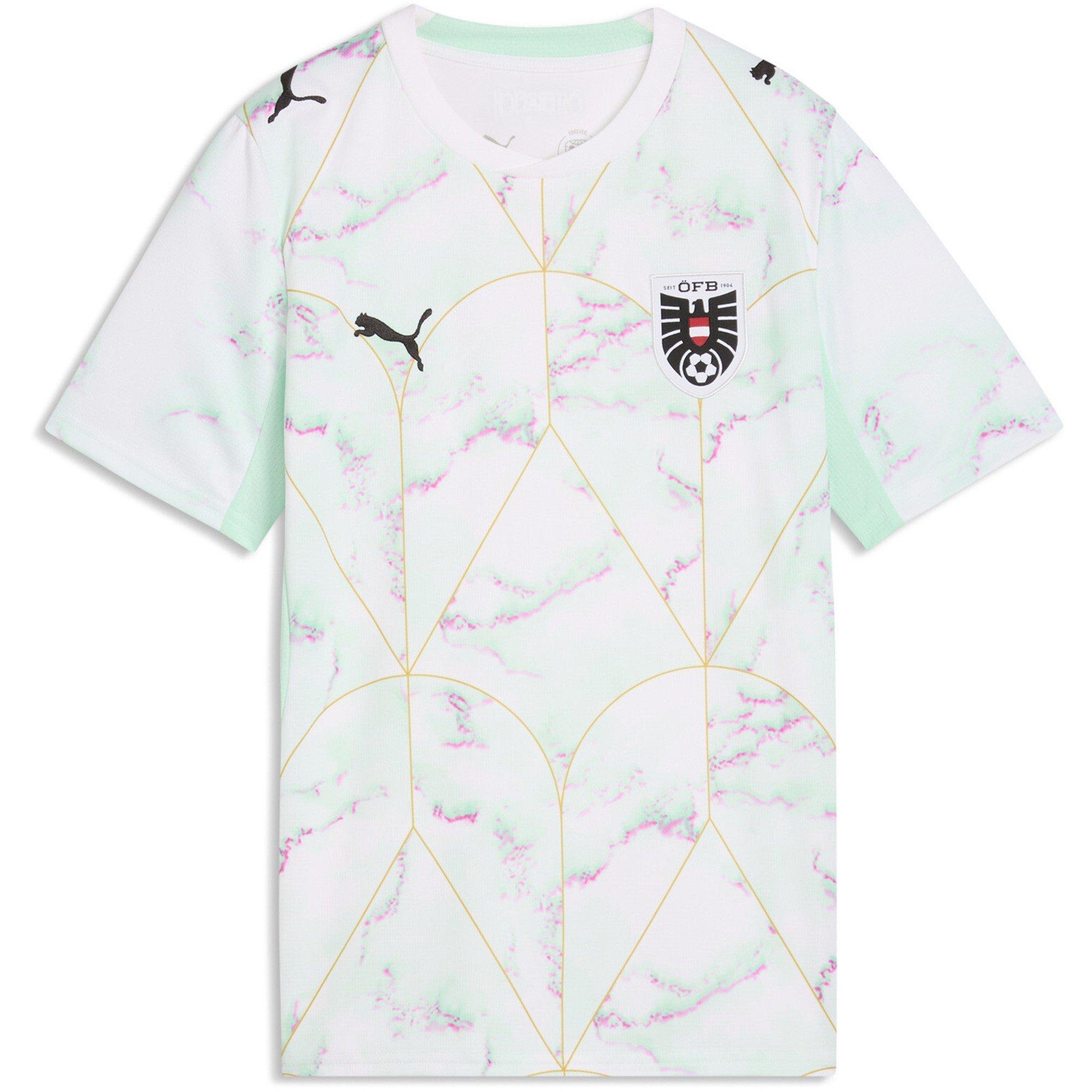 White/Mint - Puma - Kids Austria Away Shirt World Cup 2026 - 1