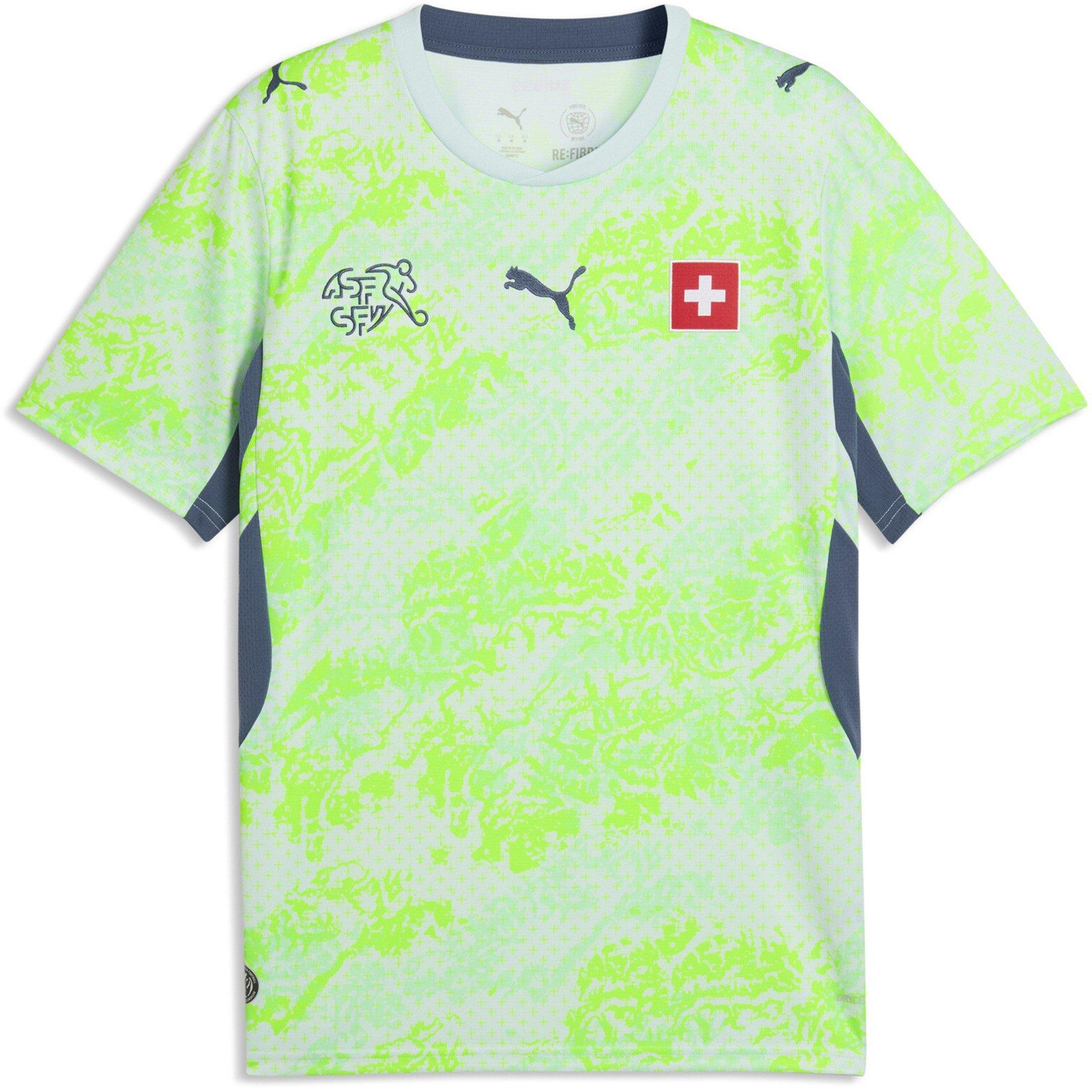 Puma Men's Switzerland Away Shirt World Cup 2026™ - Mint/Blue - M