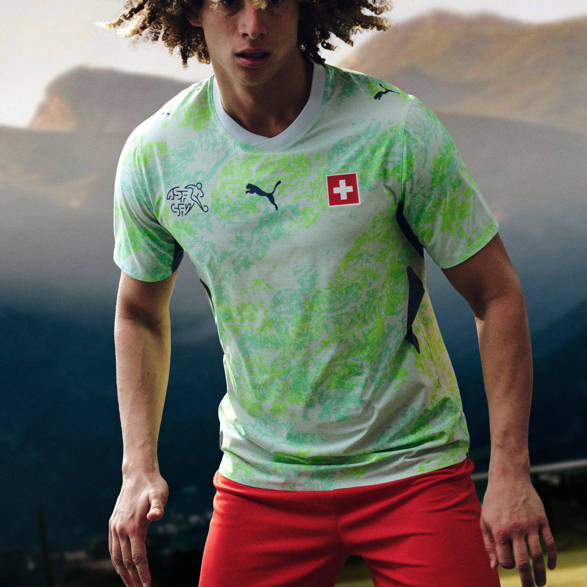 Mint/Blauw - Puma - Men's Switzerland FIFA World Cup 2026™ Football Shirt - 8