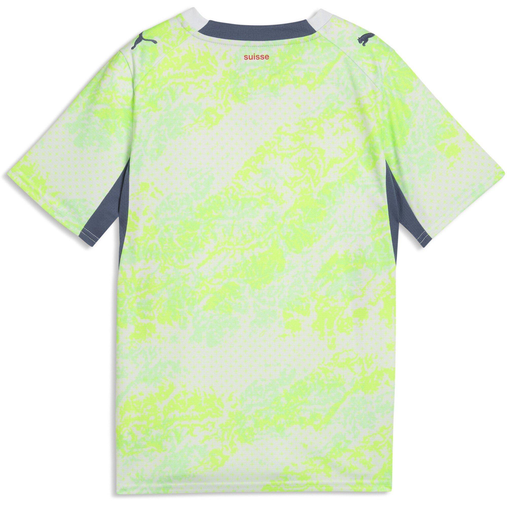 Mint/Blauw - Puma - Kids' Switzerland 2026 Football Shirt - 2