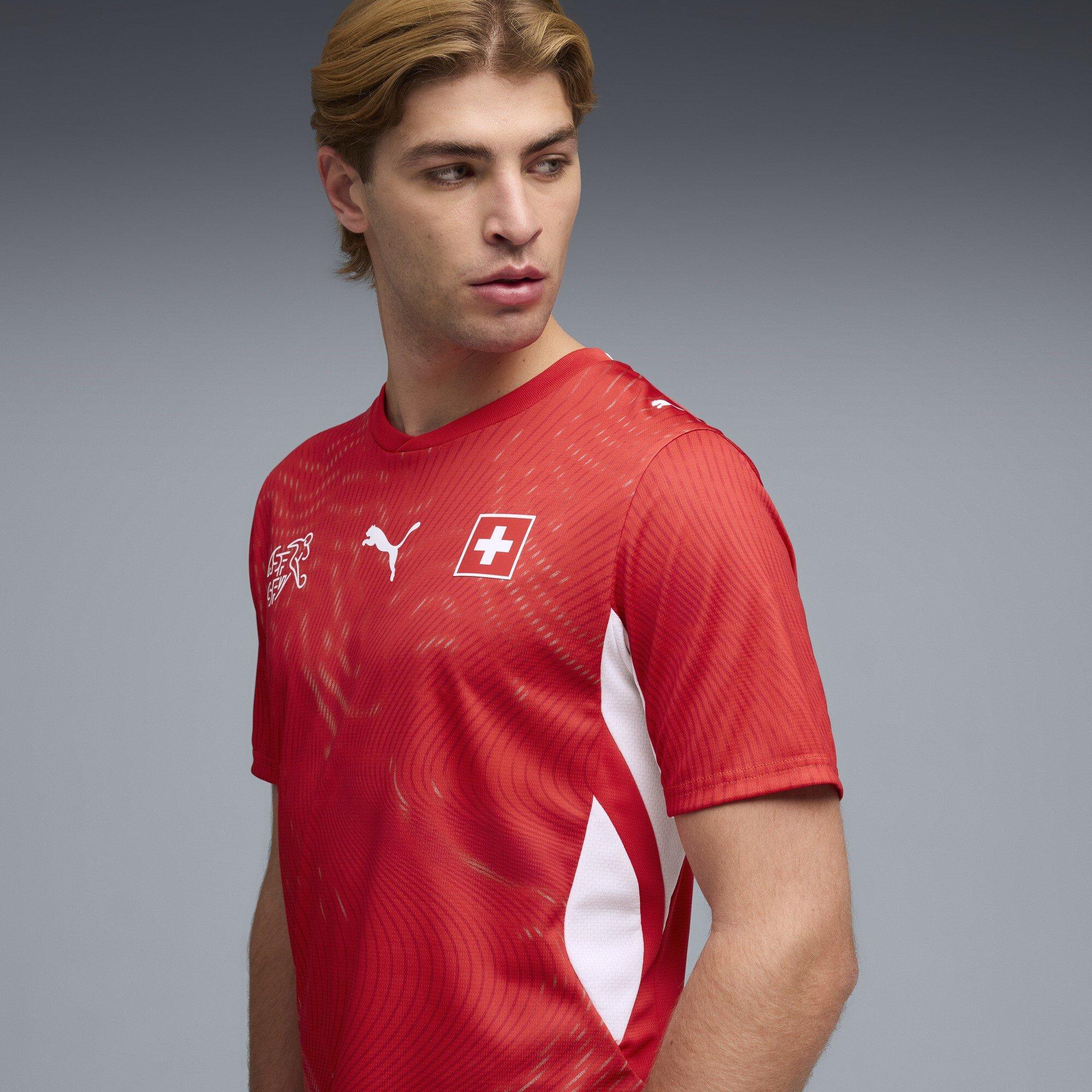 Red/White - Puma - Switzerland Home Shirt 2026 Adults - 3