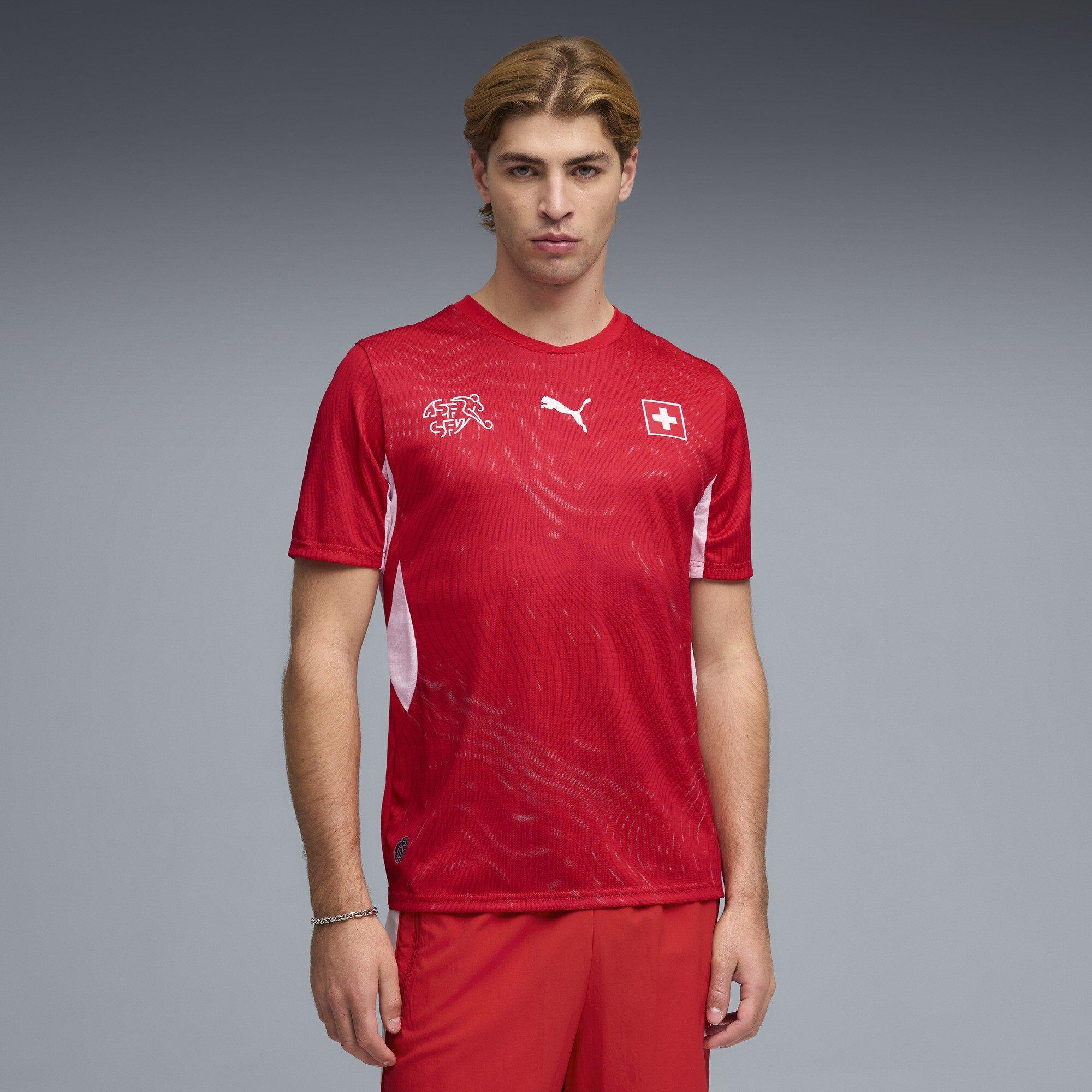 Red/White - Puma - Switzerland Home Shirt 2026 Adults - 5