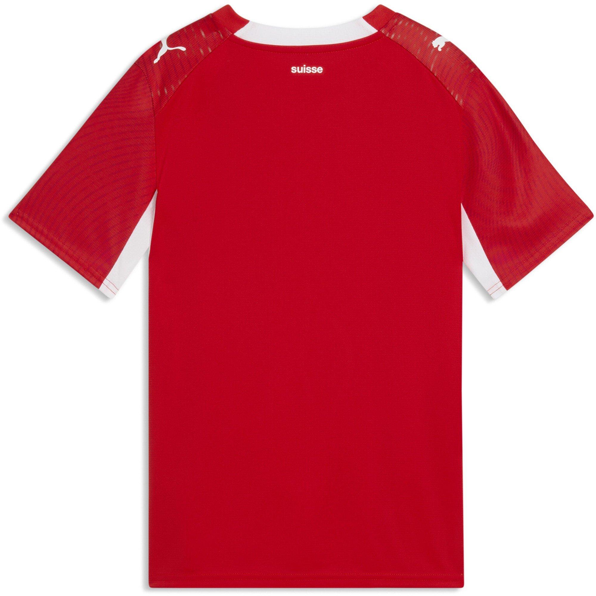 Red/White - Puma - Switzerland Home Shirt 2026 Juniors - 2