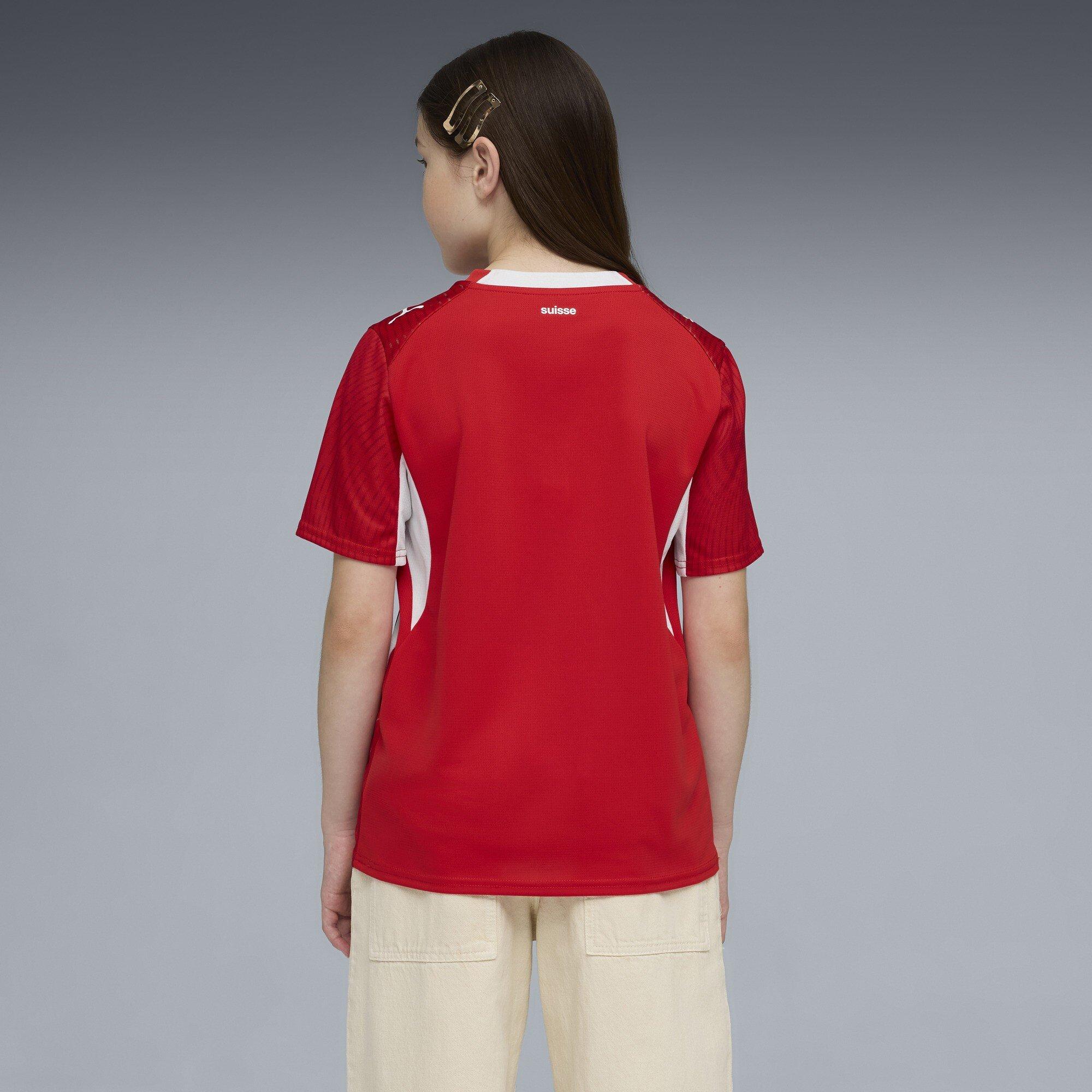 Red/White - Puma - Switzerland Home Shirt 2026 Juniors - 5