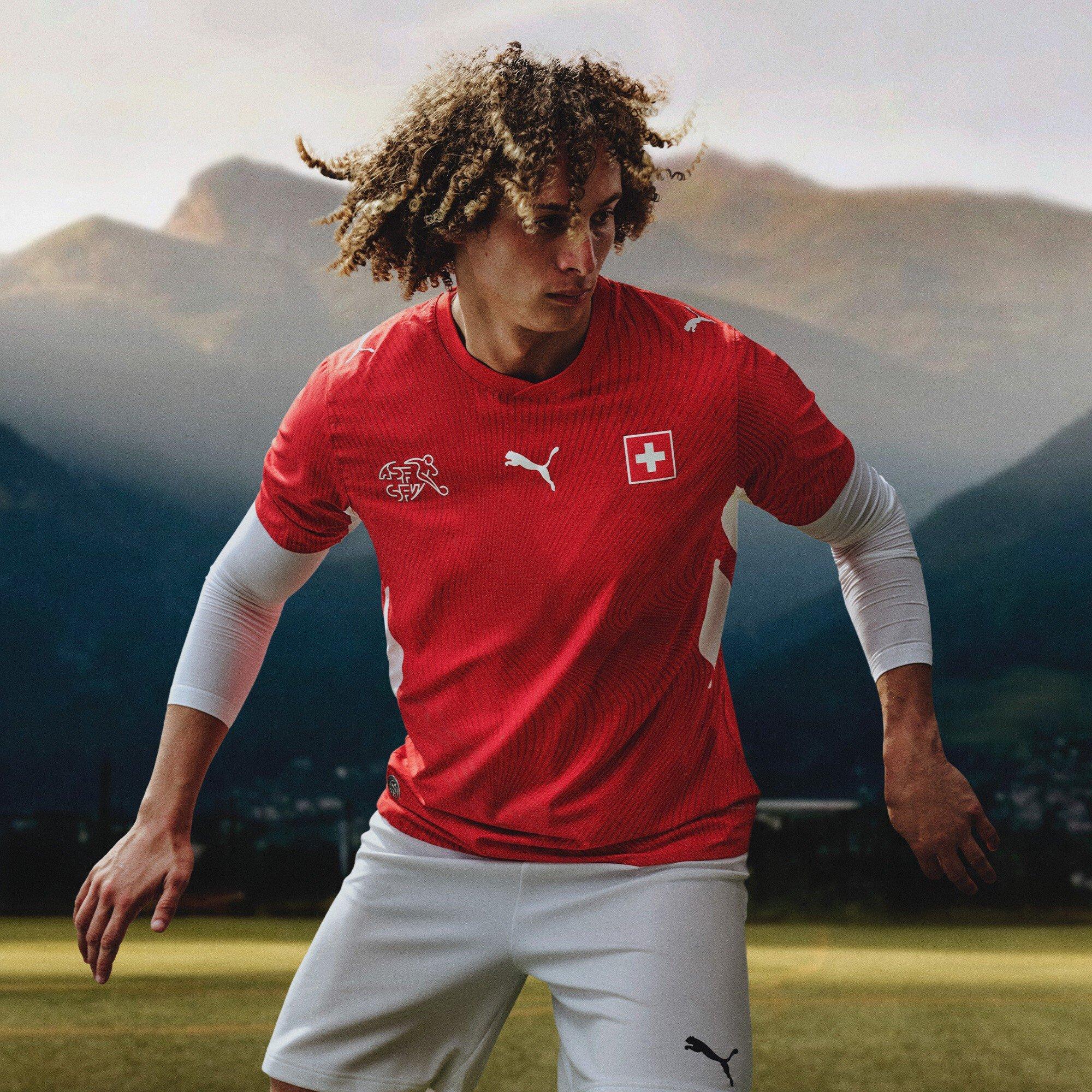 Red/White - Puma - Switzerland Home Shirt 2026 Juniors - 6