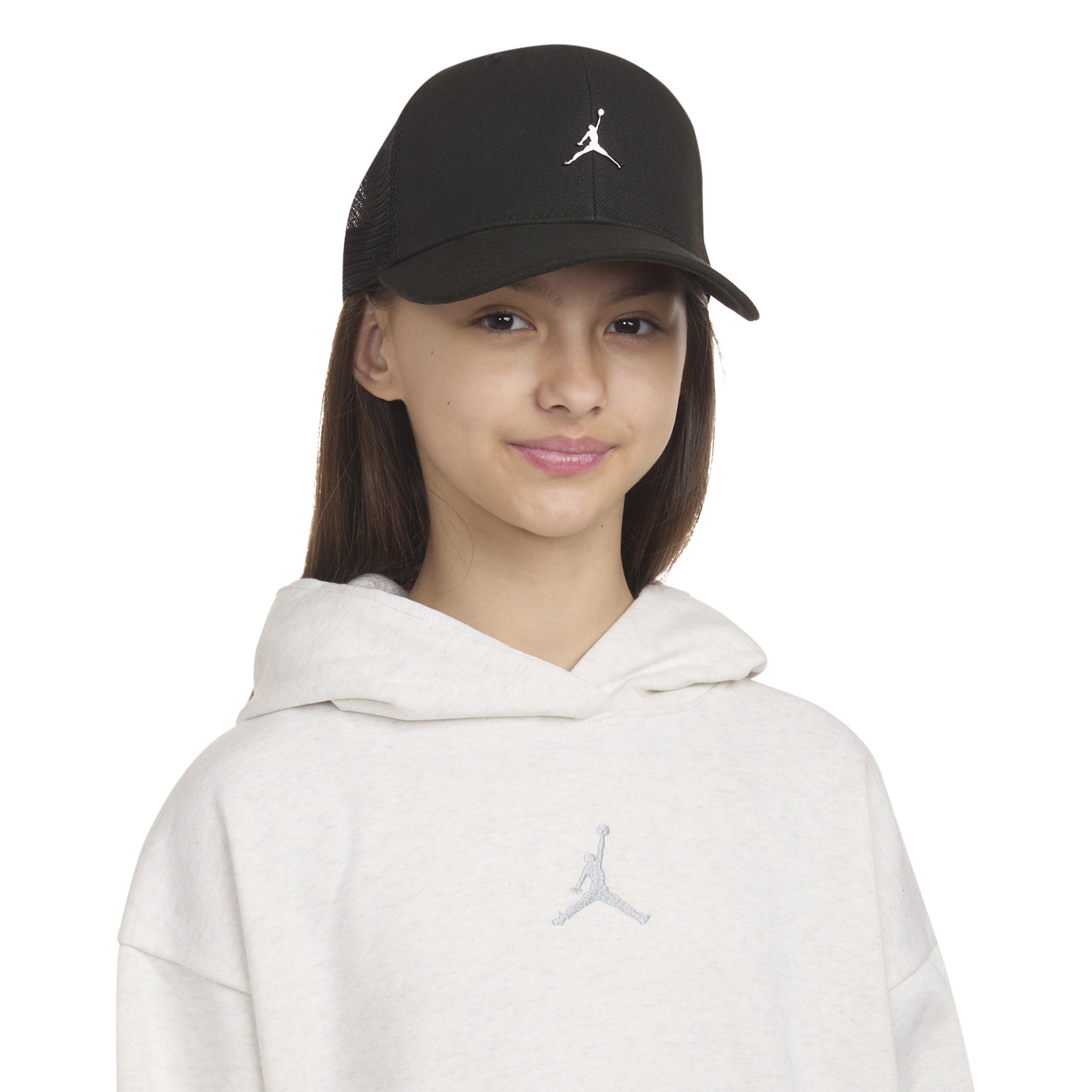 Black - Air Jordan - Kids' Flat Peak Cap - 1