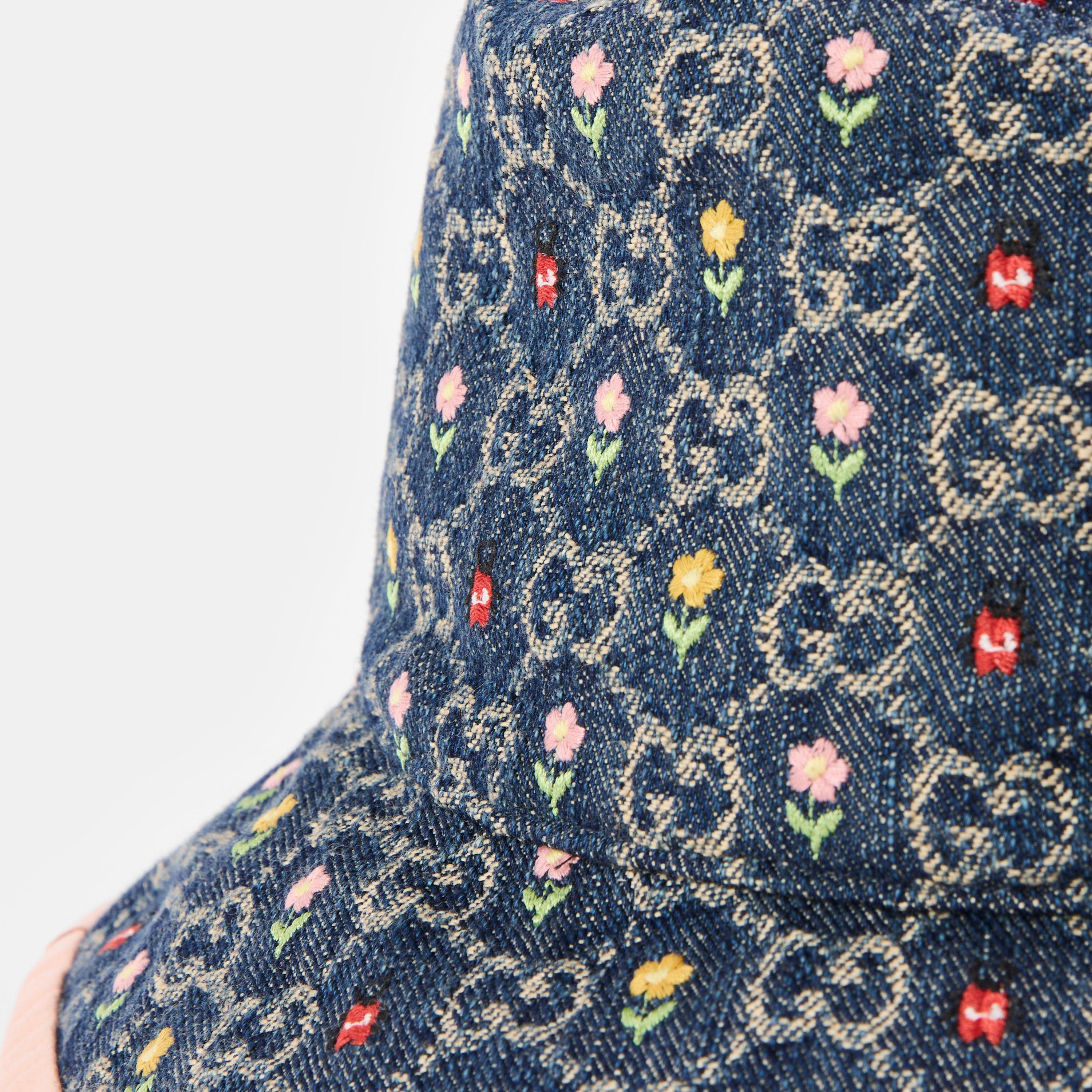 Ptrlm Bl/Pink - Gucci - Women's Bucket Hat - 3