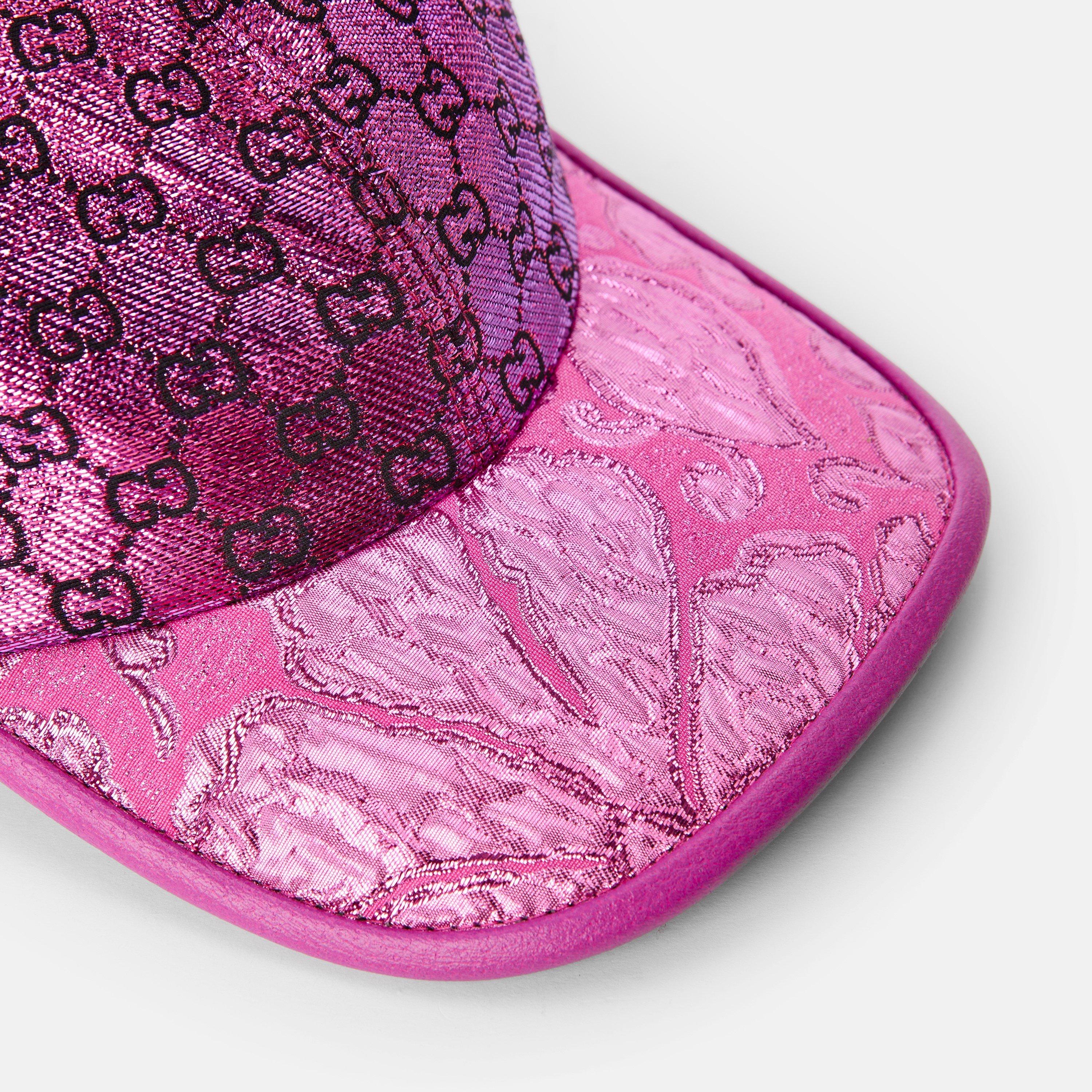 Fuxia/BlkRdiant - Gucci - Women's Adjustable Baseball Cap - 3