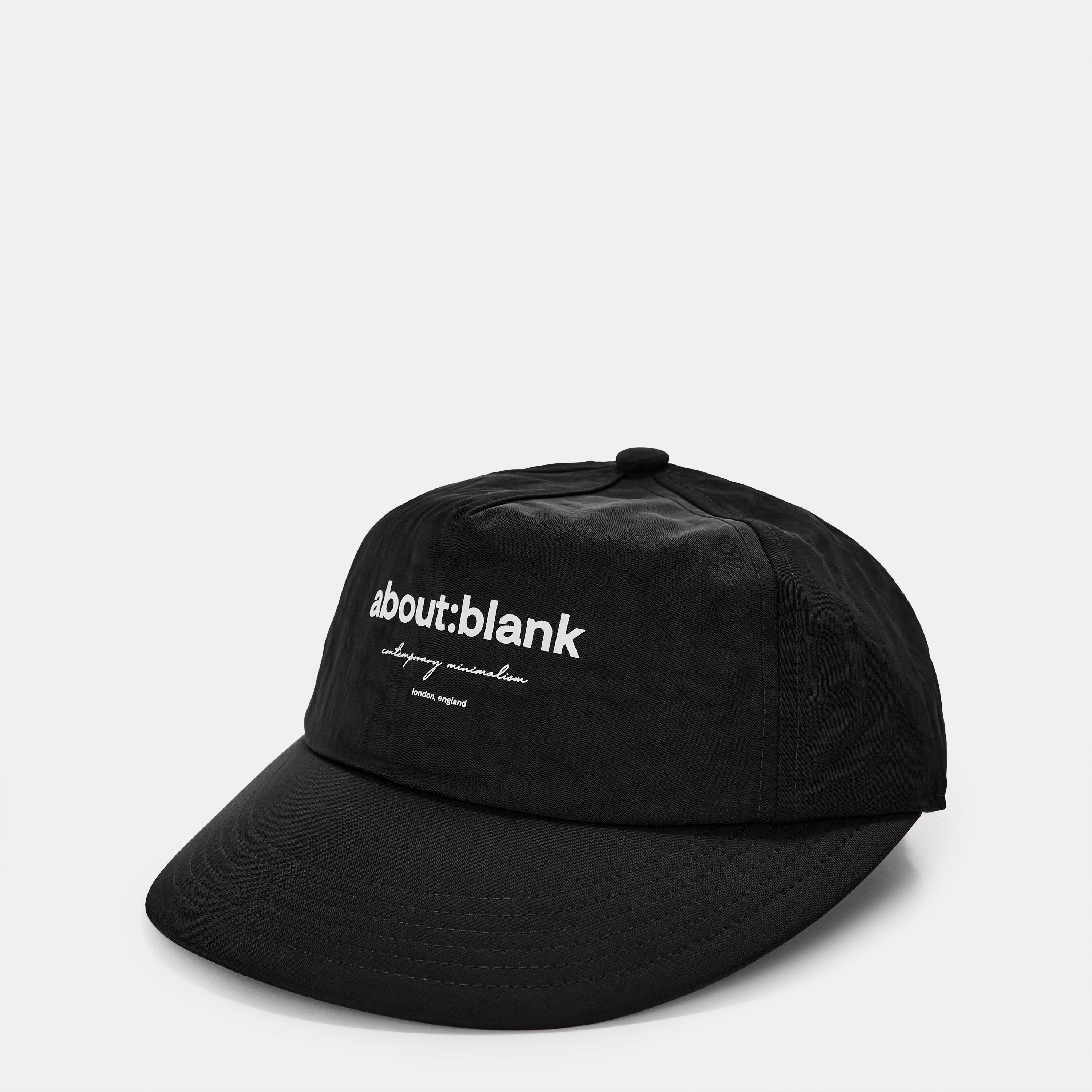 Black - about:blank - Men's Box Structured Baseball Cap - 1