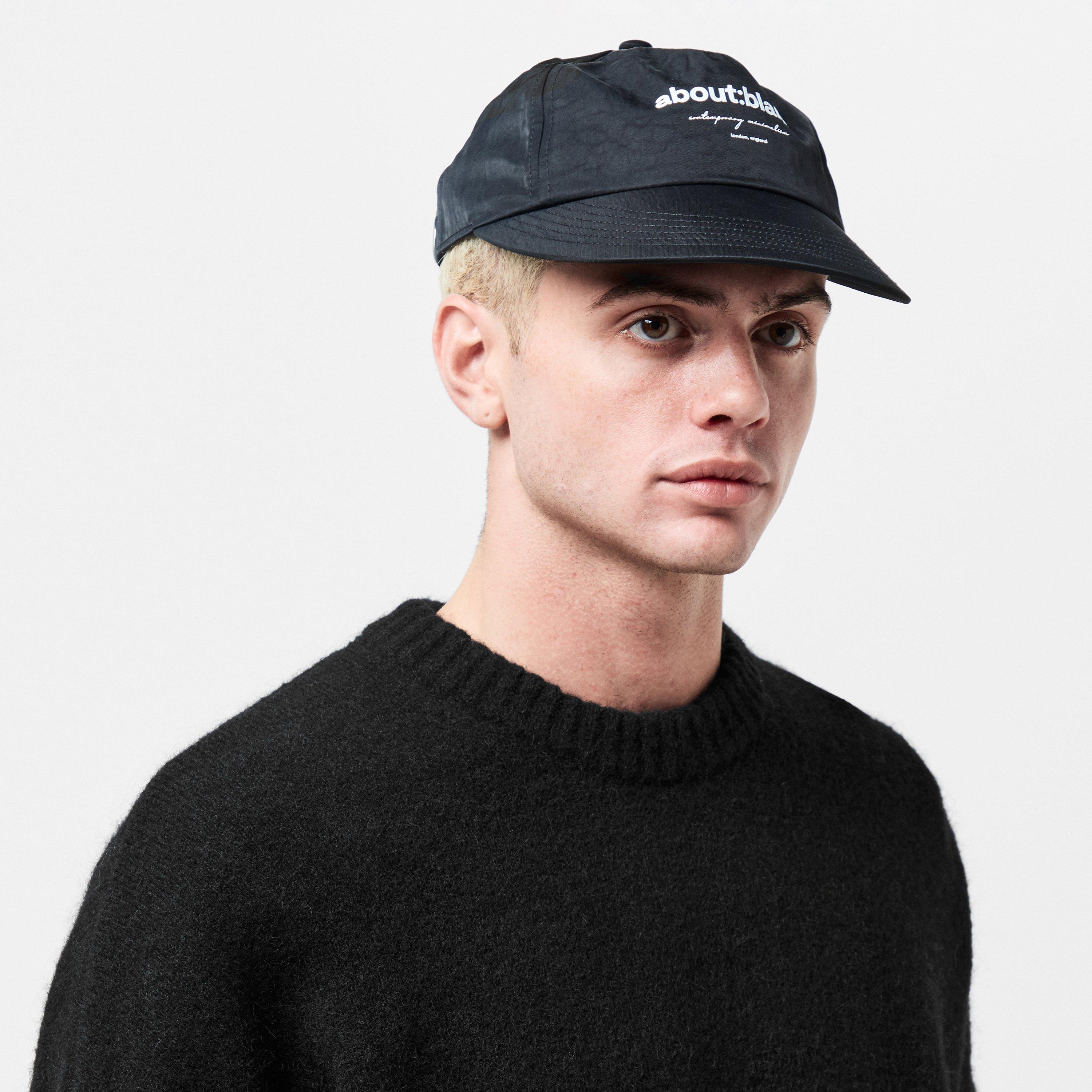 Black - about:blank - Men's Box Structured Baseball Cap - 3