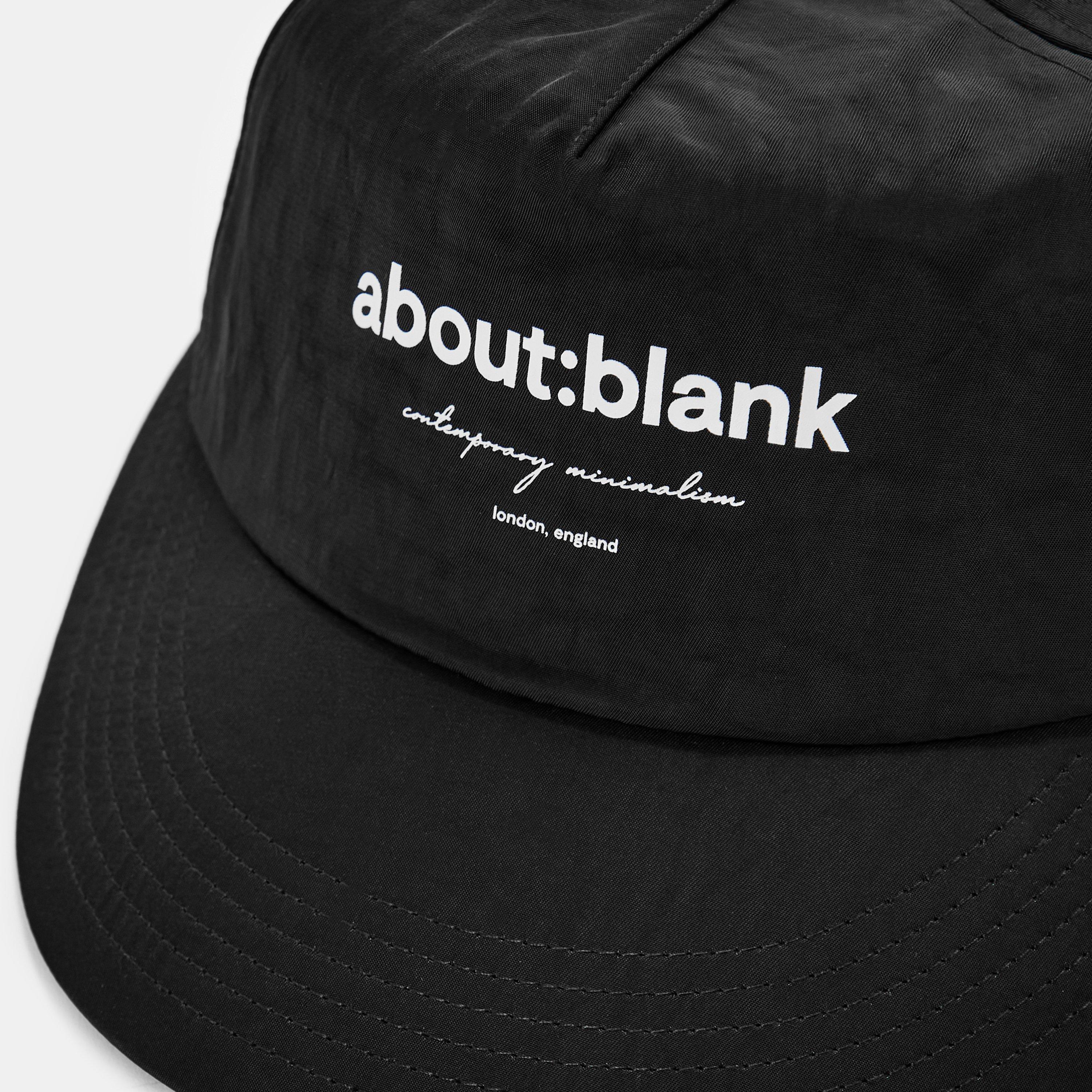 Black - about:blank - Men's Box Structured Baseball Cap - 4