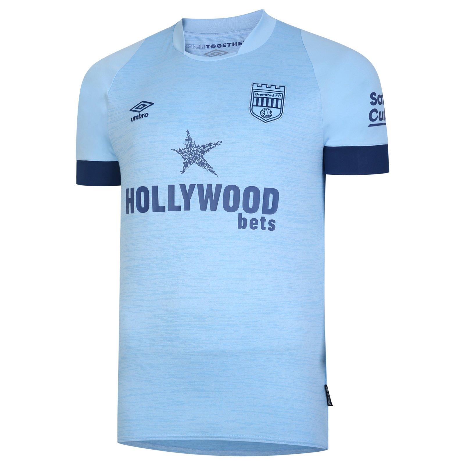 Blauw - Umbro - Brentford Away Shirt 2023 2024 Adults - 1