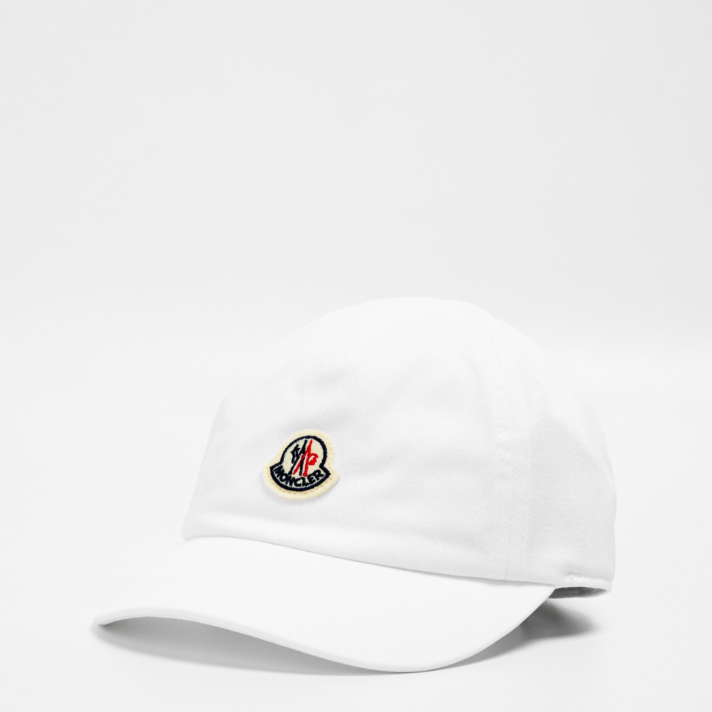 White 002 - Moncler - Kids' Logo Baseball Cap - 1