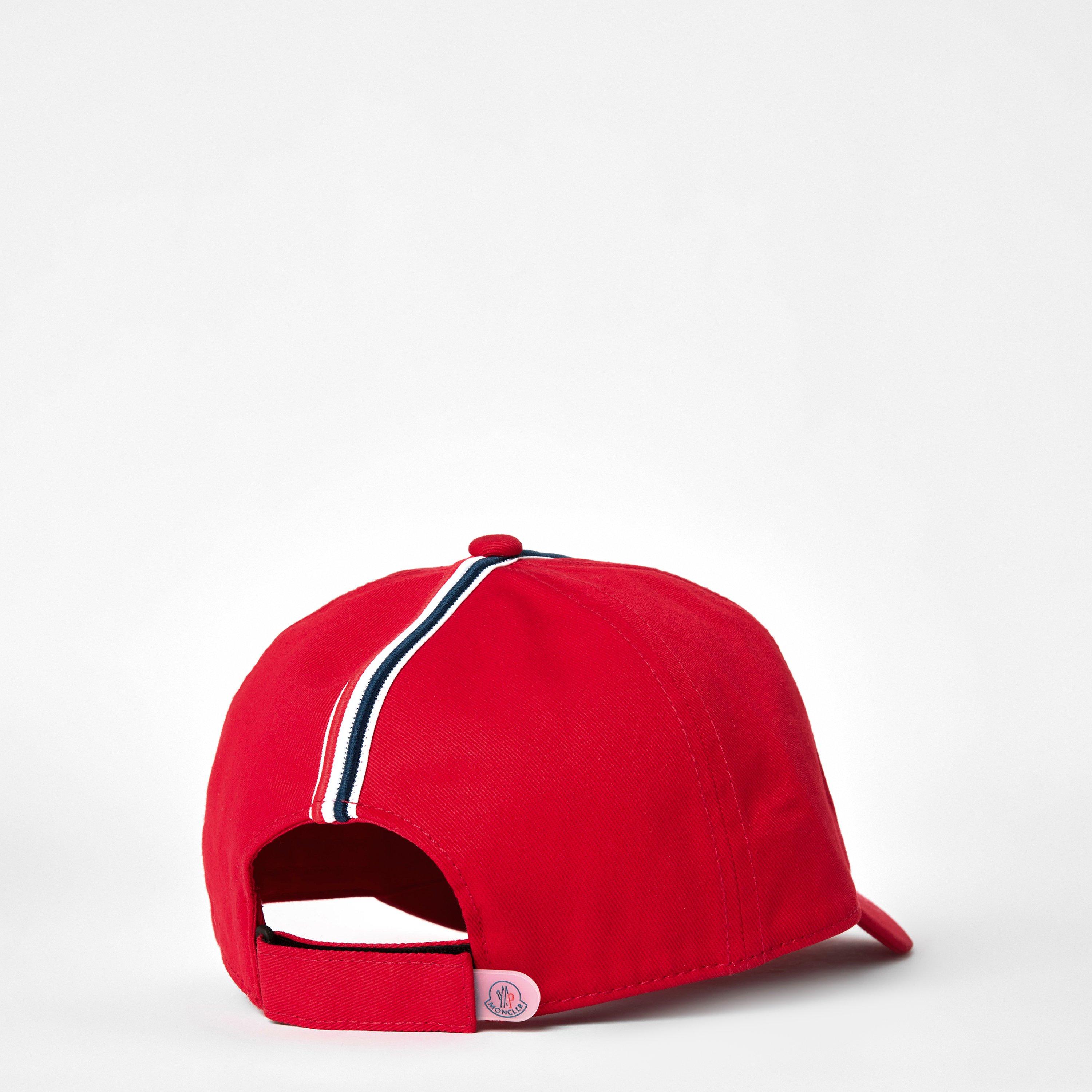Red 457 - Moncler - Kids' Logo Embroidered Adjustable Baseball Cap - 2