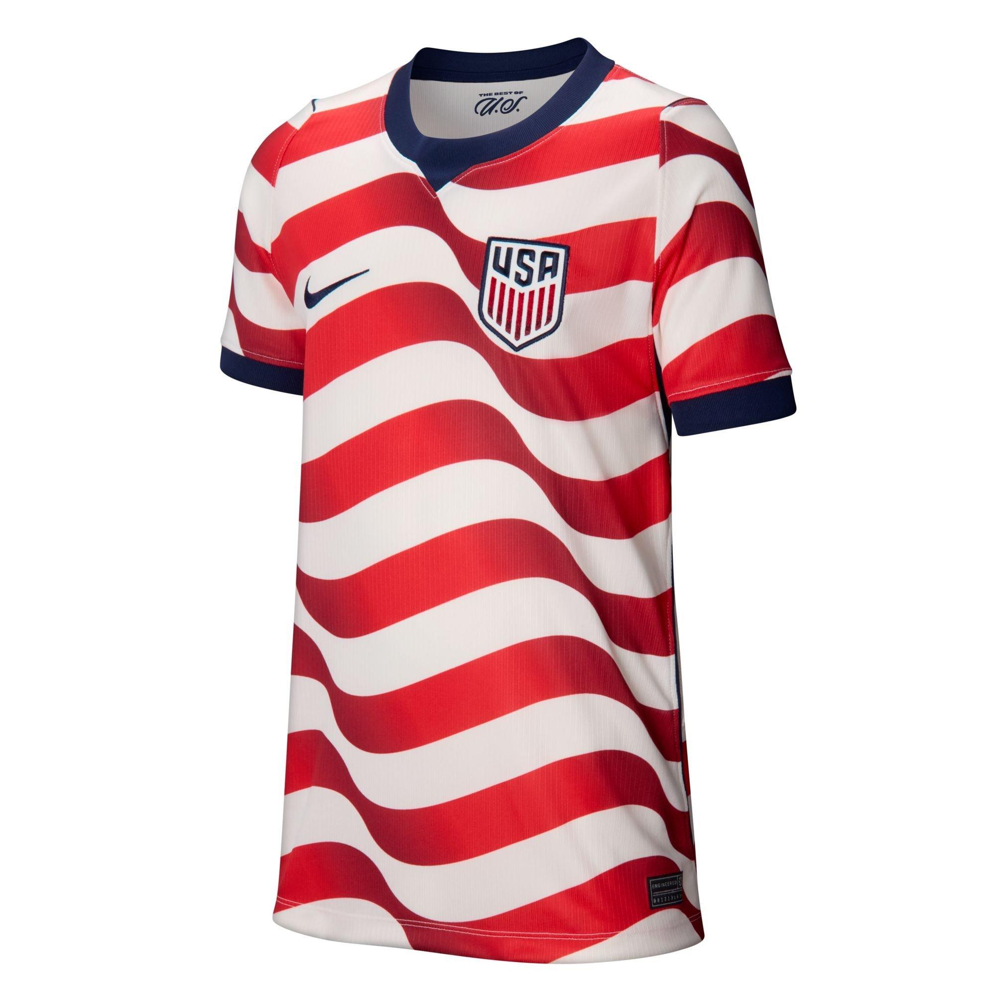 Wit/Marineblauw - Nike - USA Home Shirt World Cup 2026™ Junior - 1