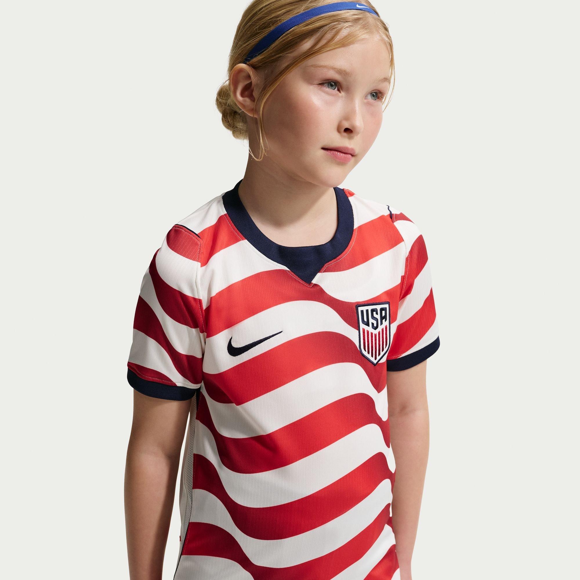 Wit/Marineblauw - Nike - USA Home Shirt World Cup 2026™ Junior - 3