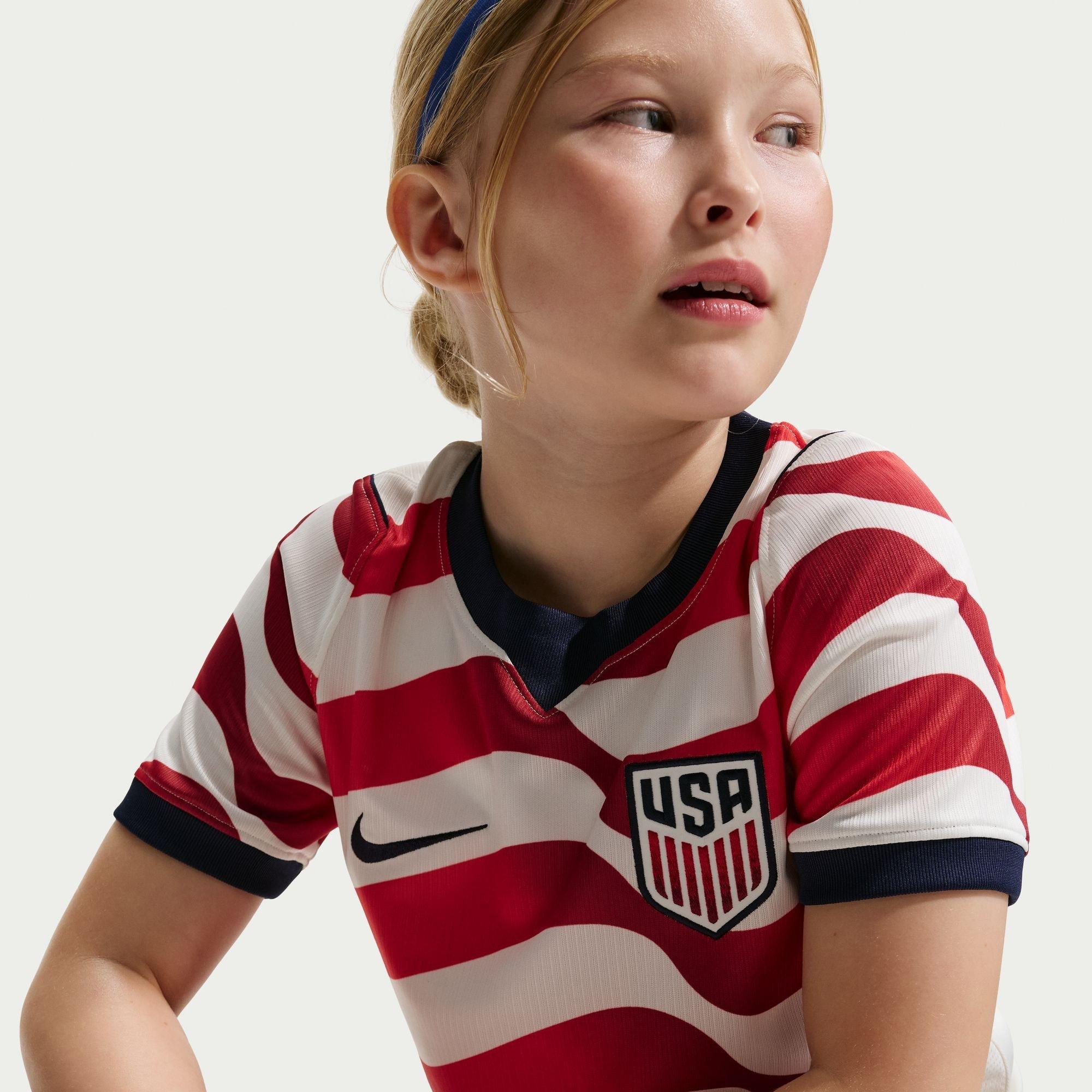 Wit/Marineblauw - Nike - USA Home Shirt World Cup 2026™ Junior - 5