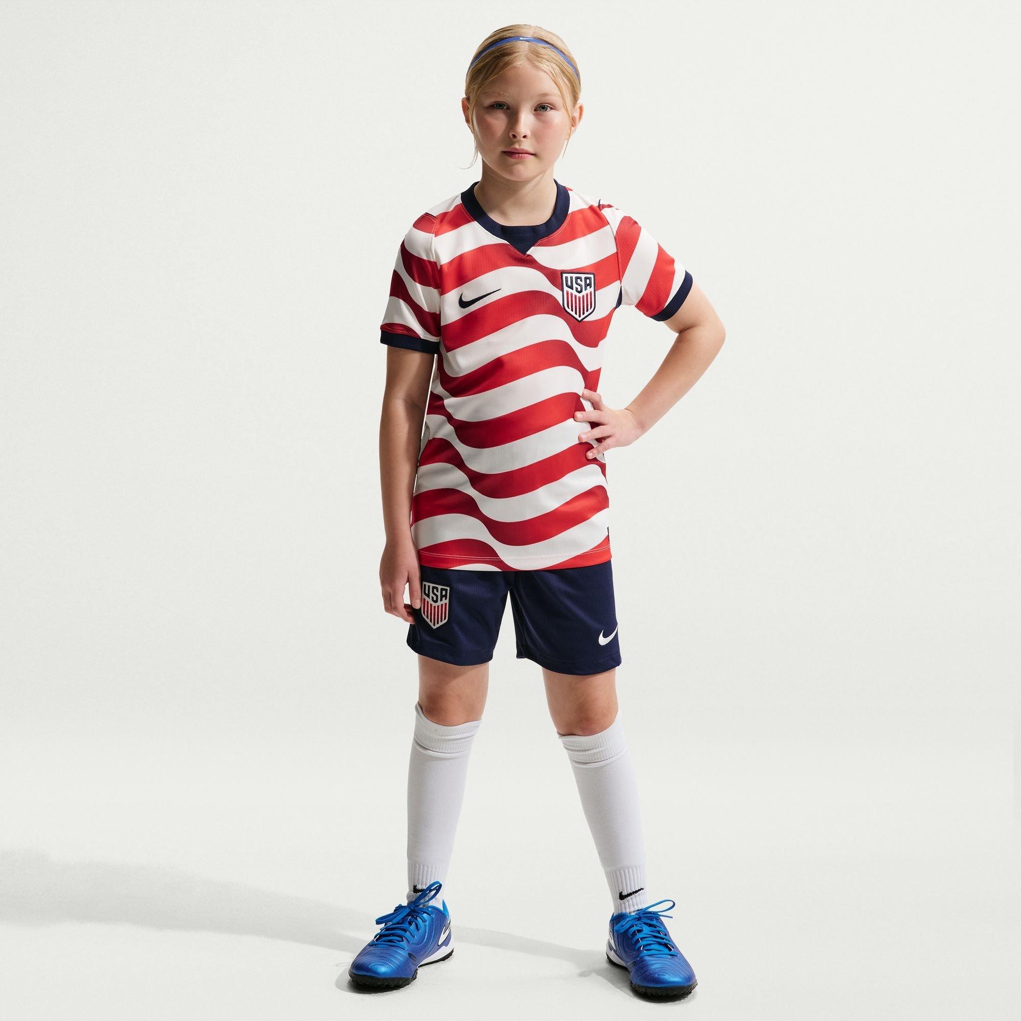 Wit/Marineblauw - Nike - USA Home Shirt World Cup 2026™ Junior - 7