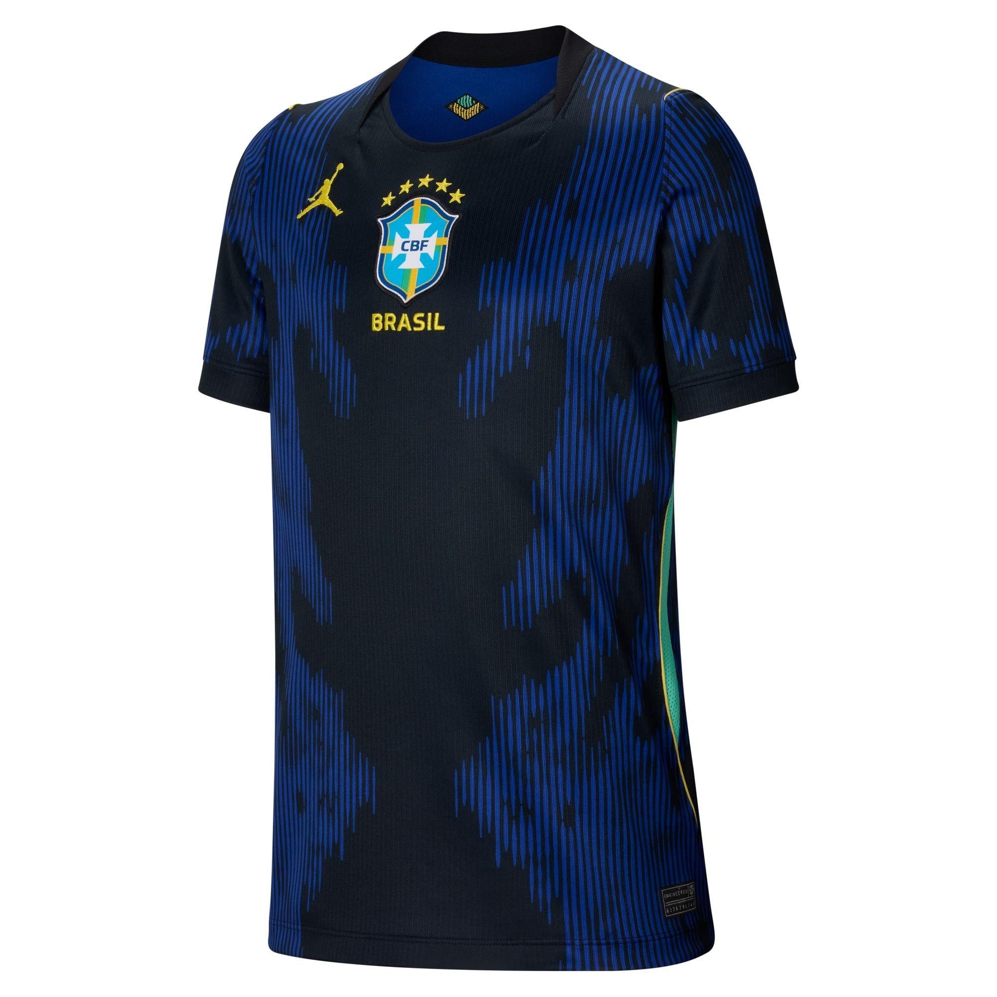 Nike  Kids Junior Brazil Away Shirt World Cup ™ 2026 - Blue/White - 7-8 (S)
