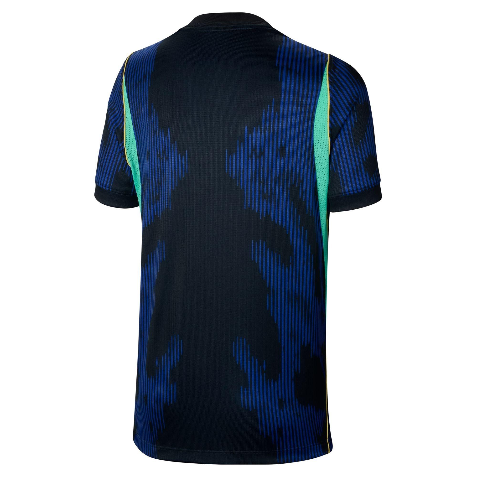 Bleu/Blanc - Nike - Junior Brazil Away Shirt World Cup 2026 - 2