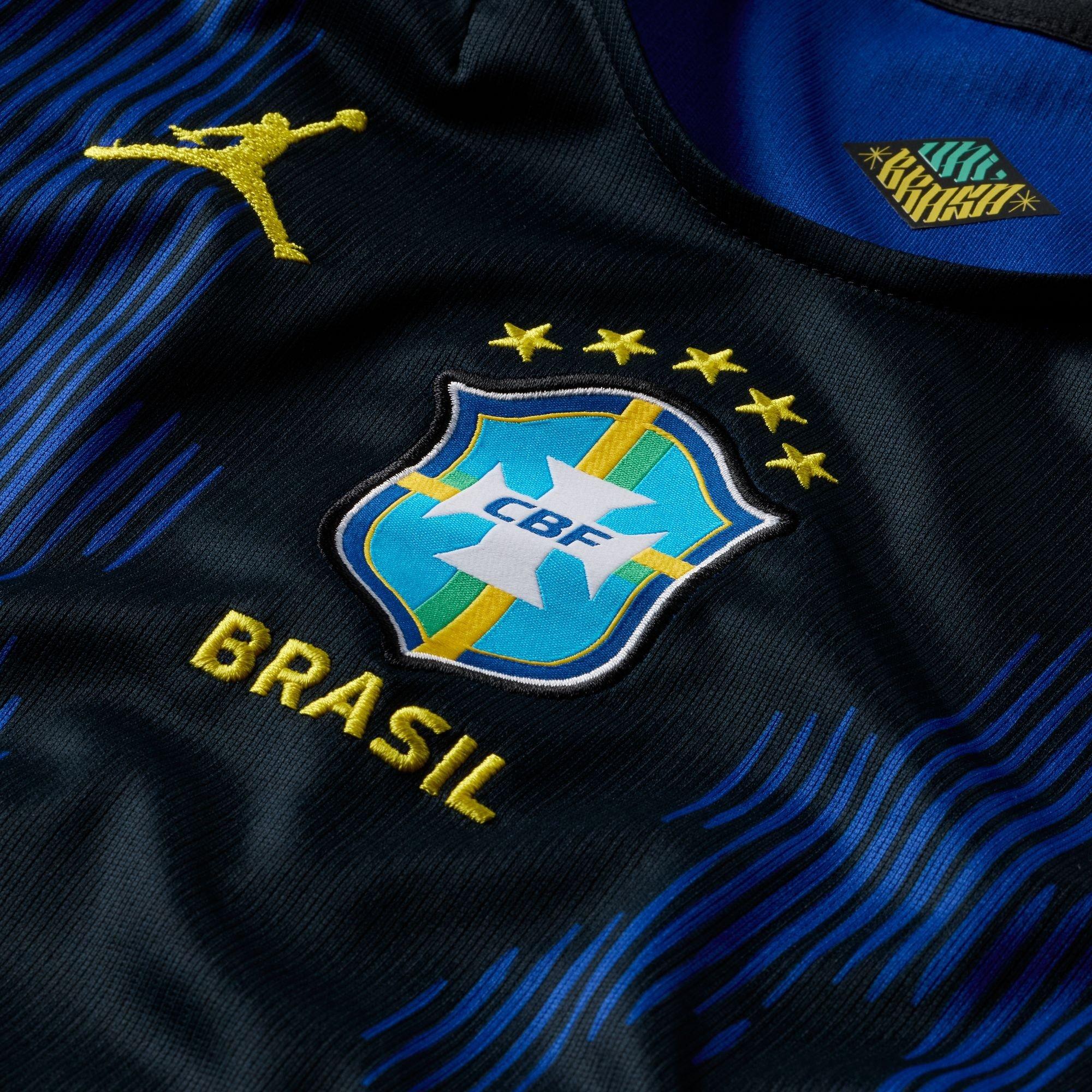 Bleu/Blanc - Nike - Junior Brazil Away Shirt World Cup 2026 - 10