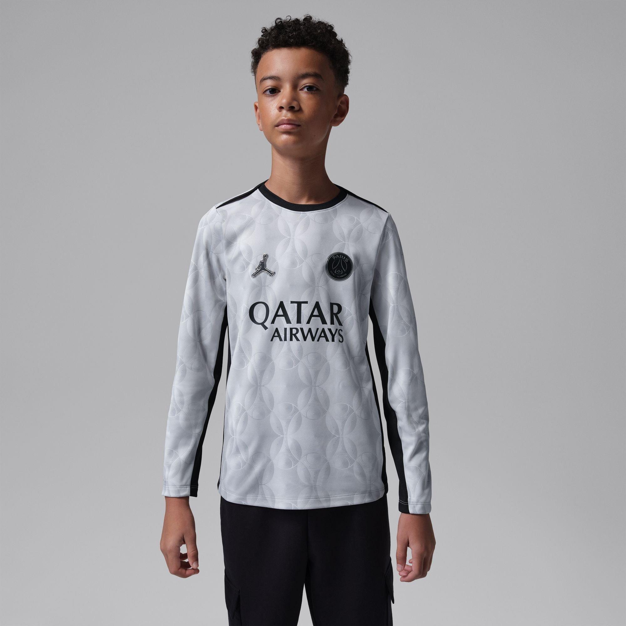 Grey/Black - Nike - Unisex Kids' PSG Licensed Drill Top - 1