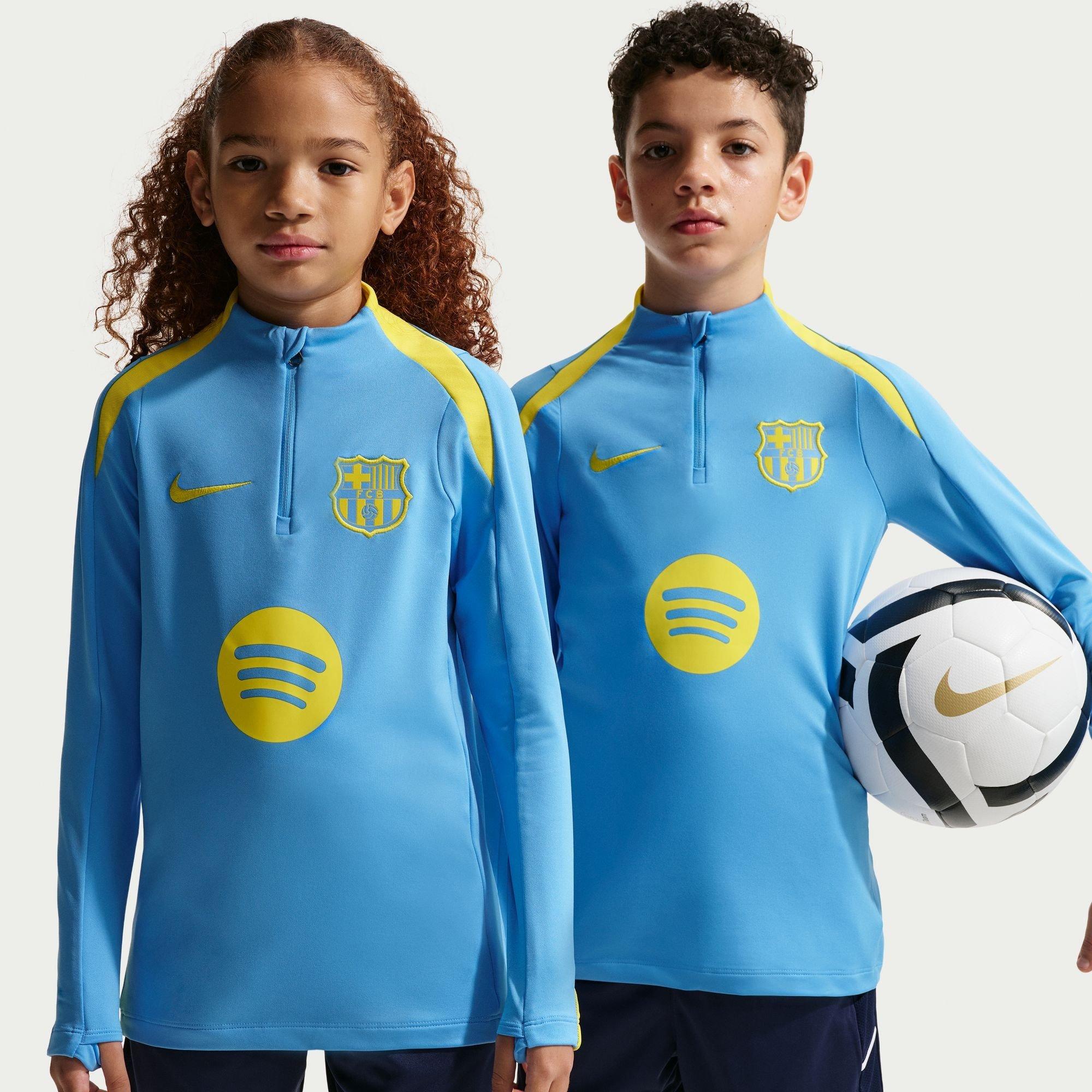 Blue/Yellow - Nike - Unisex Kids' Barcelona Licensed Drill Top - 1