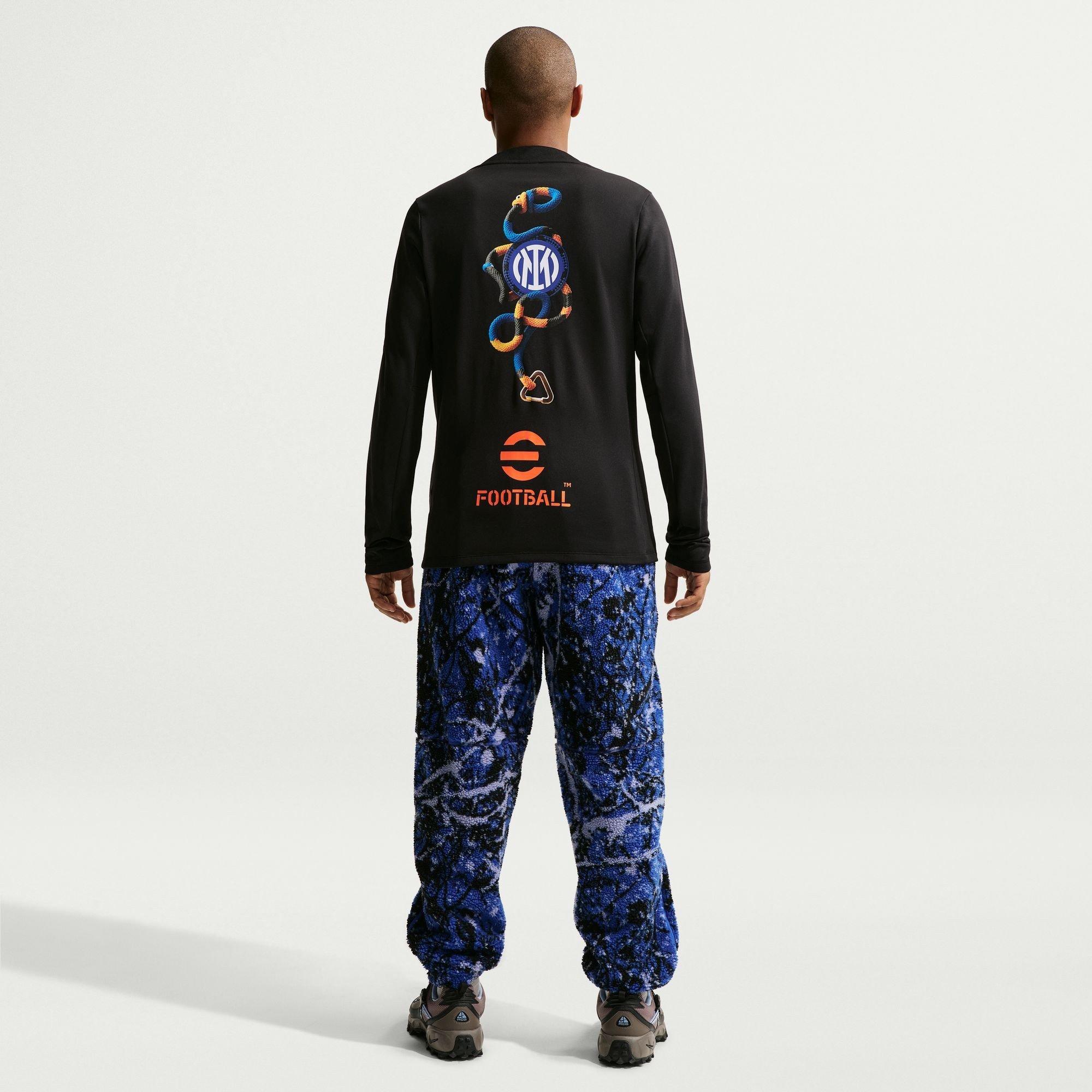 Black/Orange - Nike - Mens Inter Milan x ACG Pre-Match Drill Top - 4