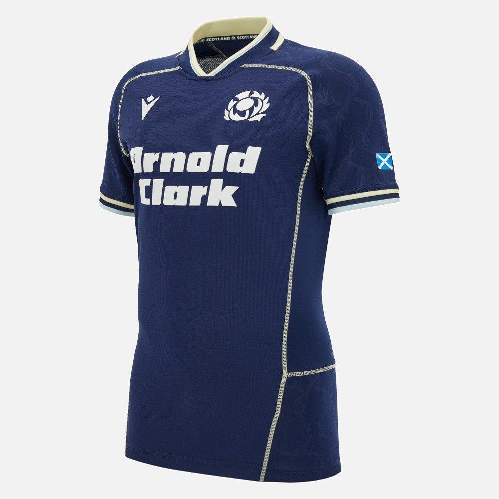 Blue - Macron - Scotland Rugby 26/27 Authentic Home Shirt Adults - 1