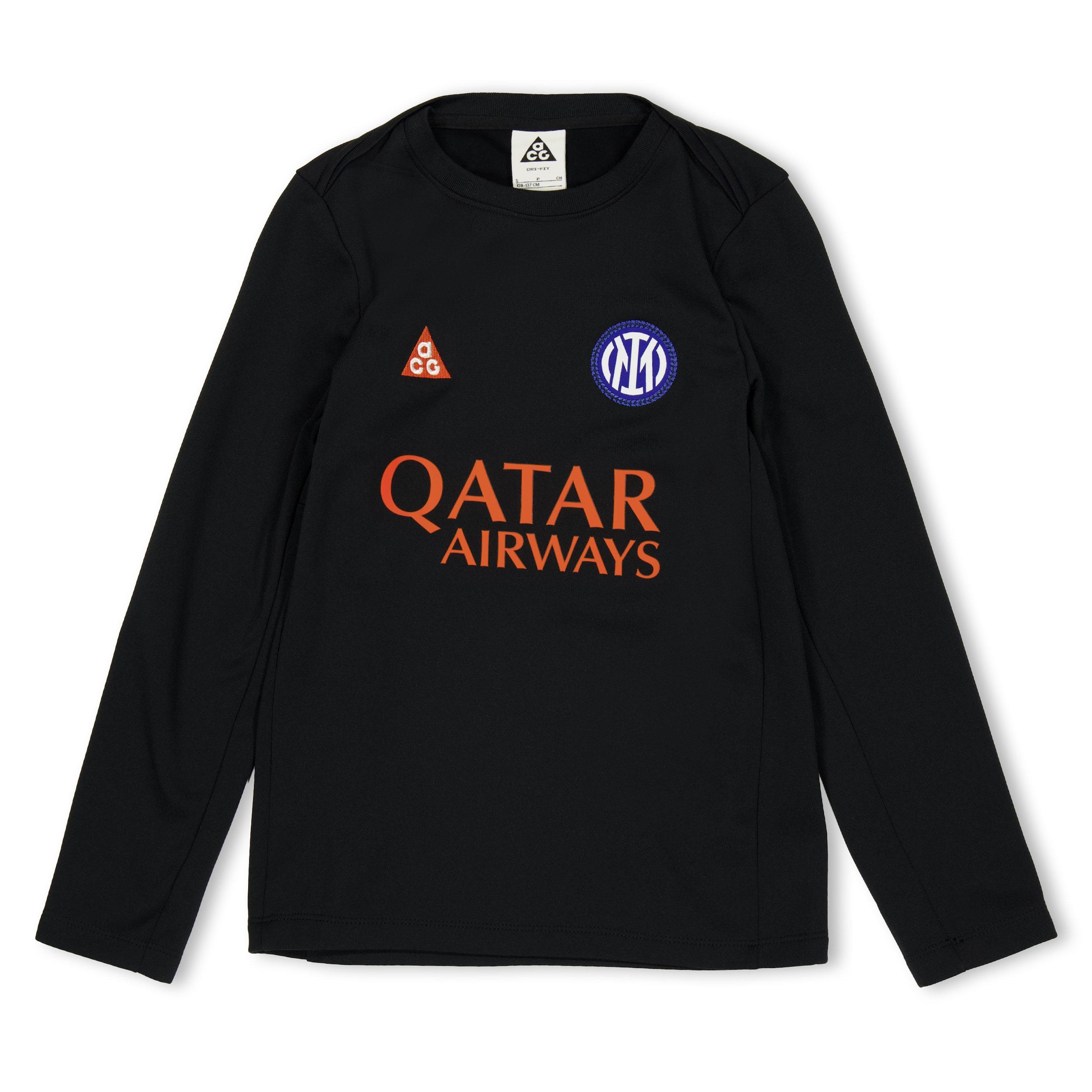 Black/Orange - Nike - Kids Inter Milan x ACG Pre-Match Drill Top - 1