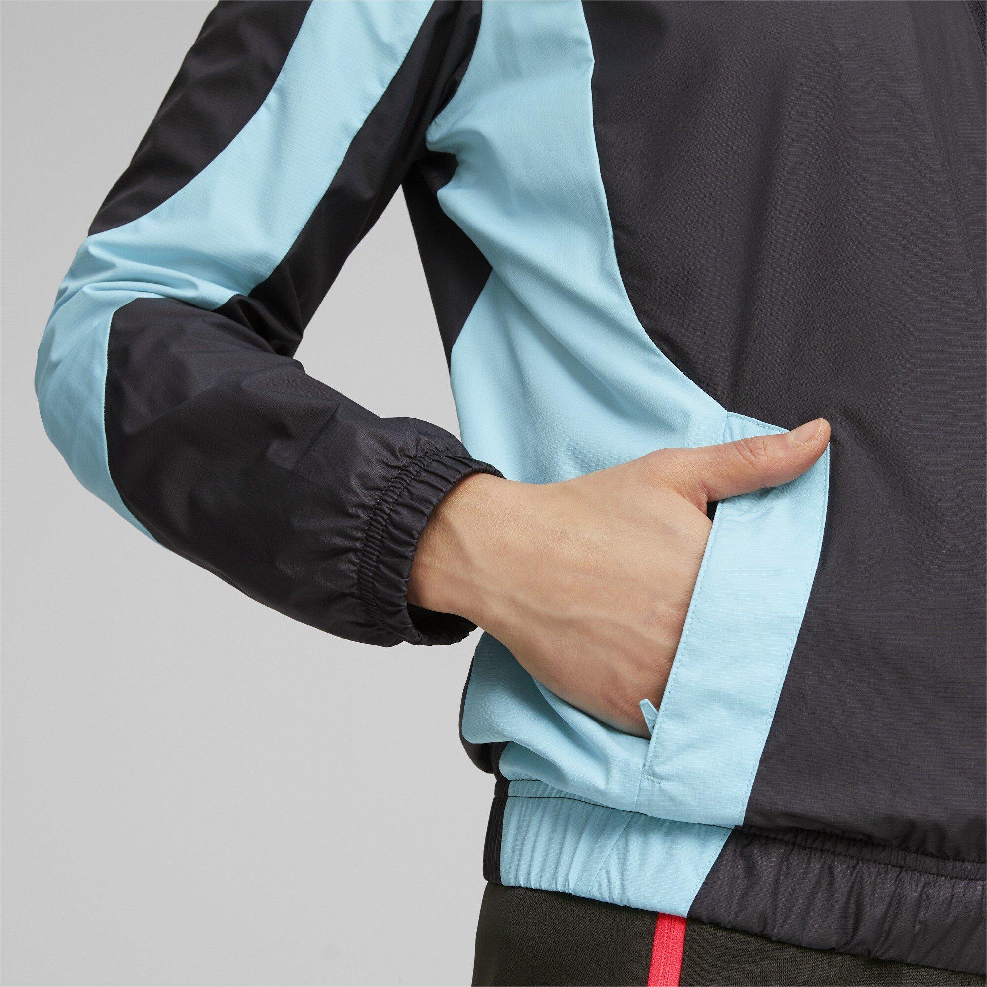 Dark Navy - Puma - MCFC Prematch Woven Anthem Tracksuit Top - 6