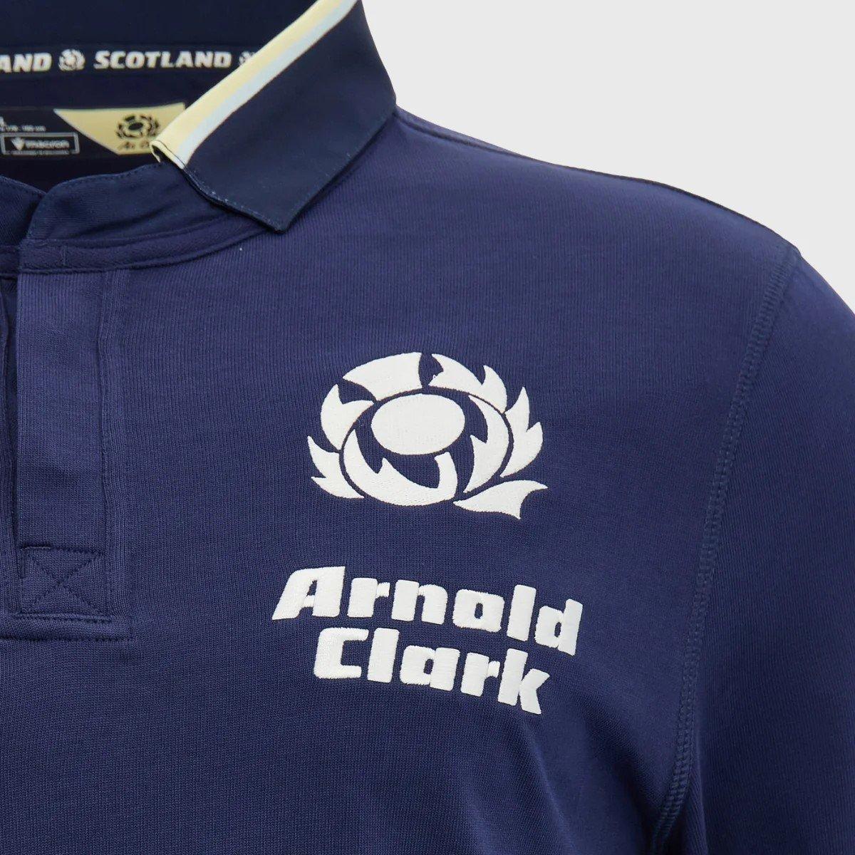 Blue - Macron - Juniors Scotland Ruby Home Cotton 2026 Shirt - 3