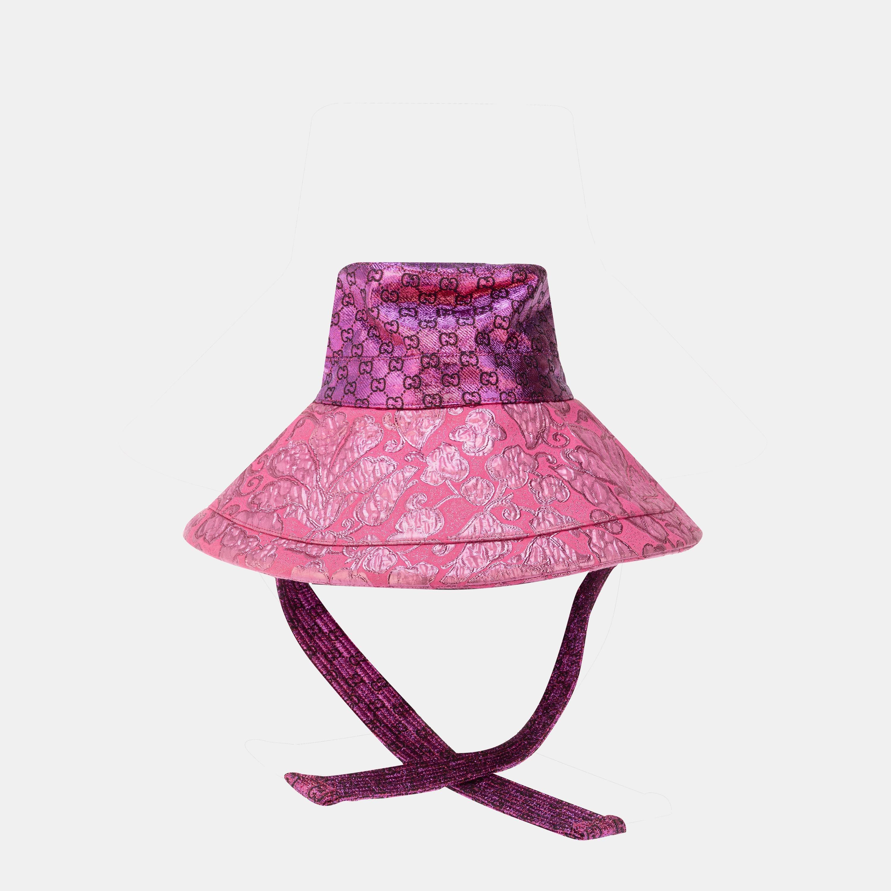 Gucci Women's Bucket Hat - Fuxia/Pink - Med/Lge