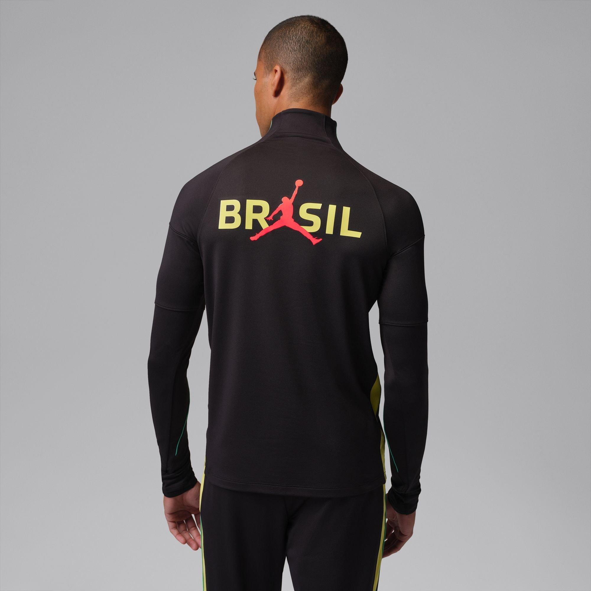 Zwart/Geel - Nike - Mens Brazil Training Top World Cup 2026 - 2