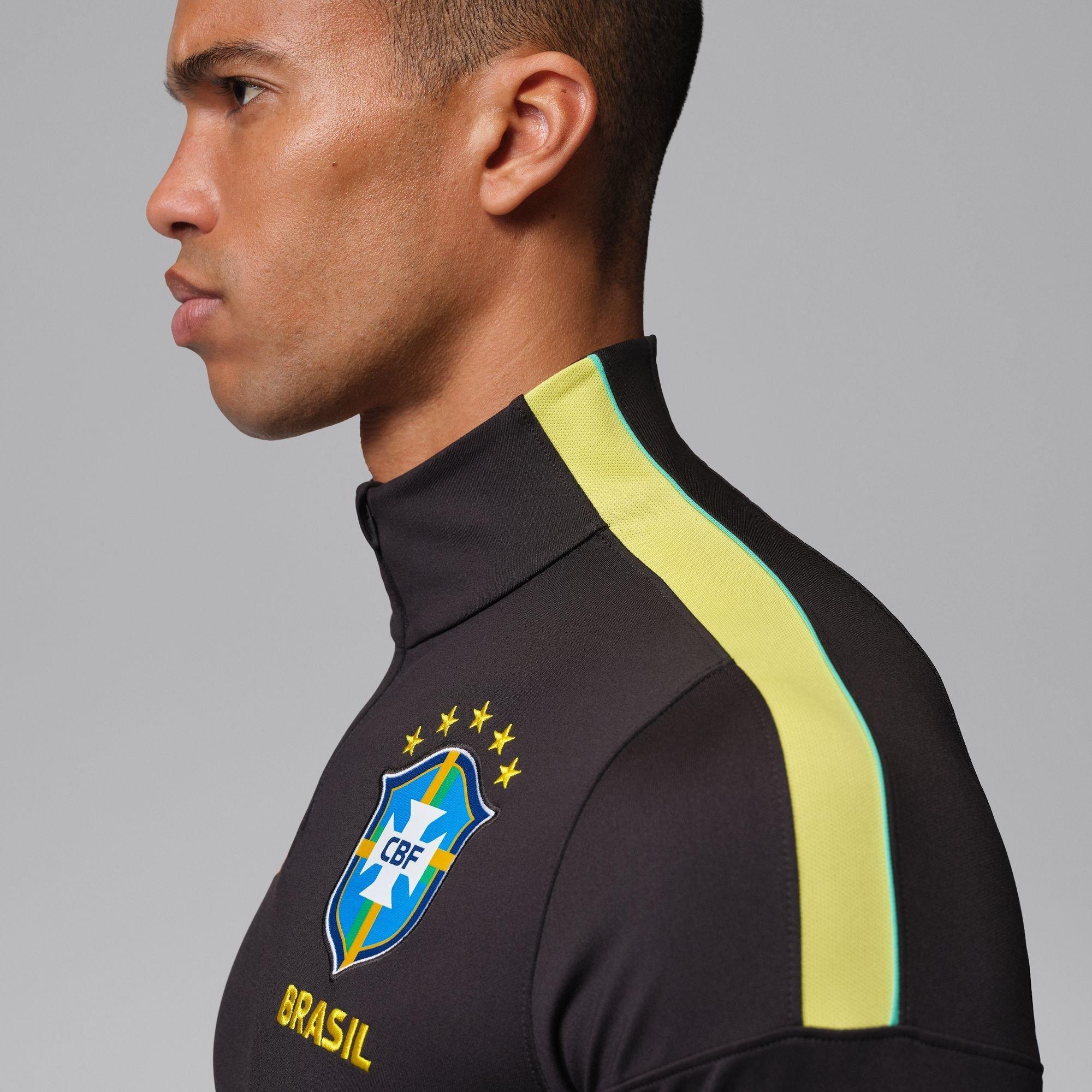 Zwart/Geel - Nike - Mens Brazil Training Top World Cup 2026 - 3
