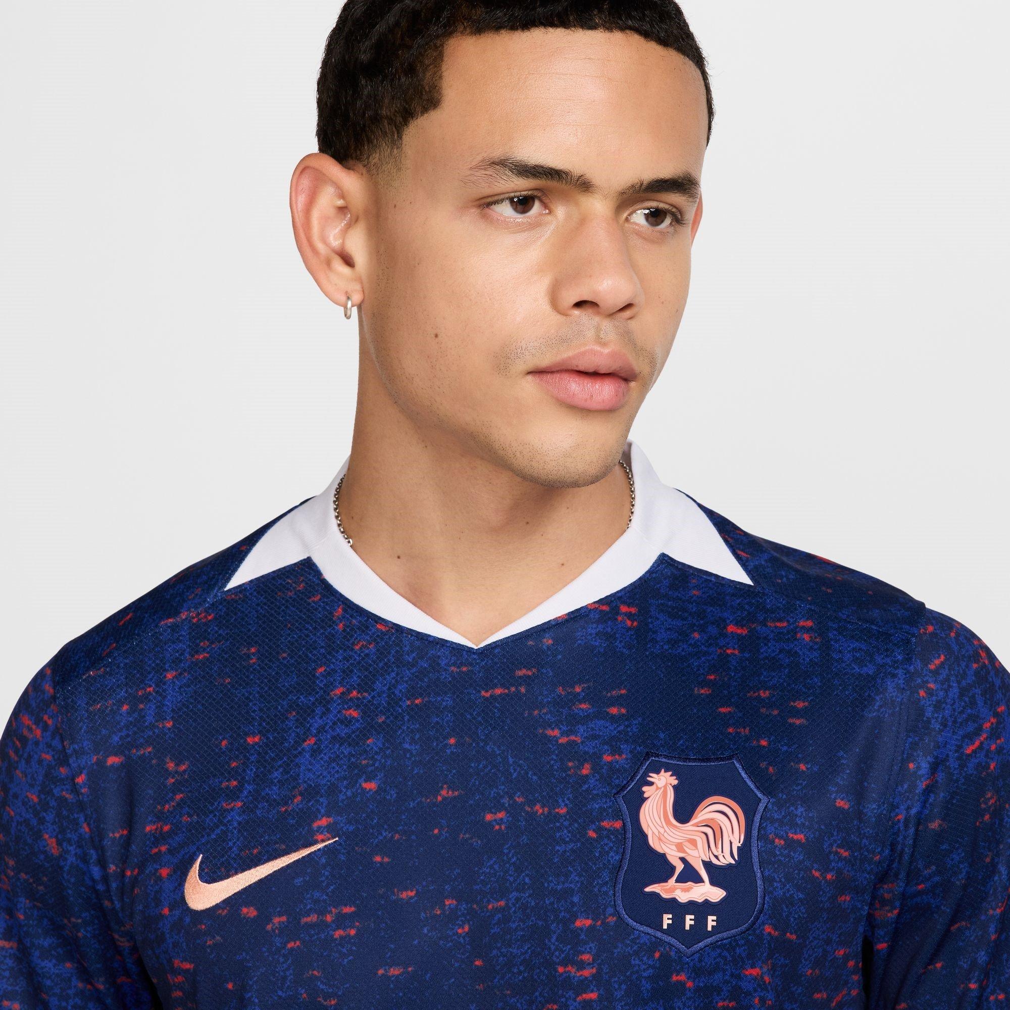 Blue - Nike - France Home Shirt 2025 Adults - 5