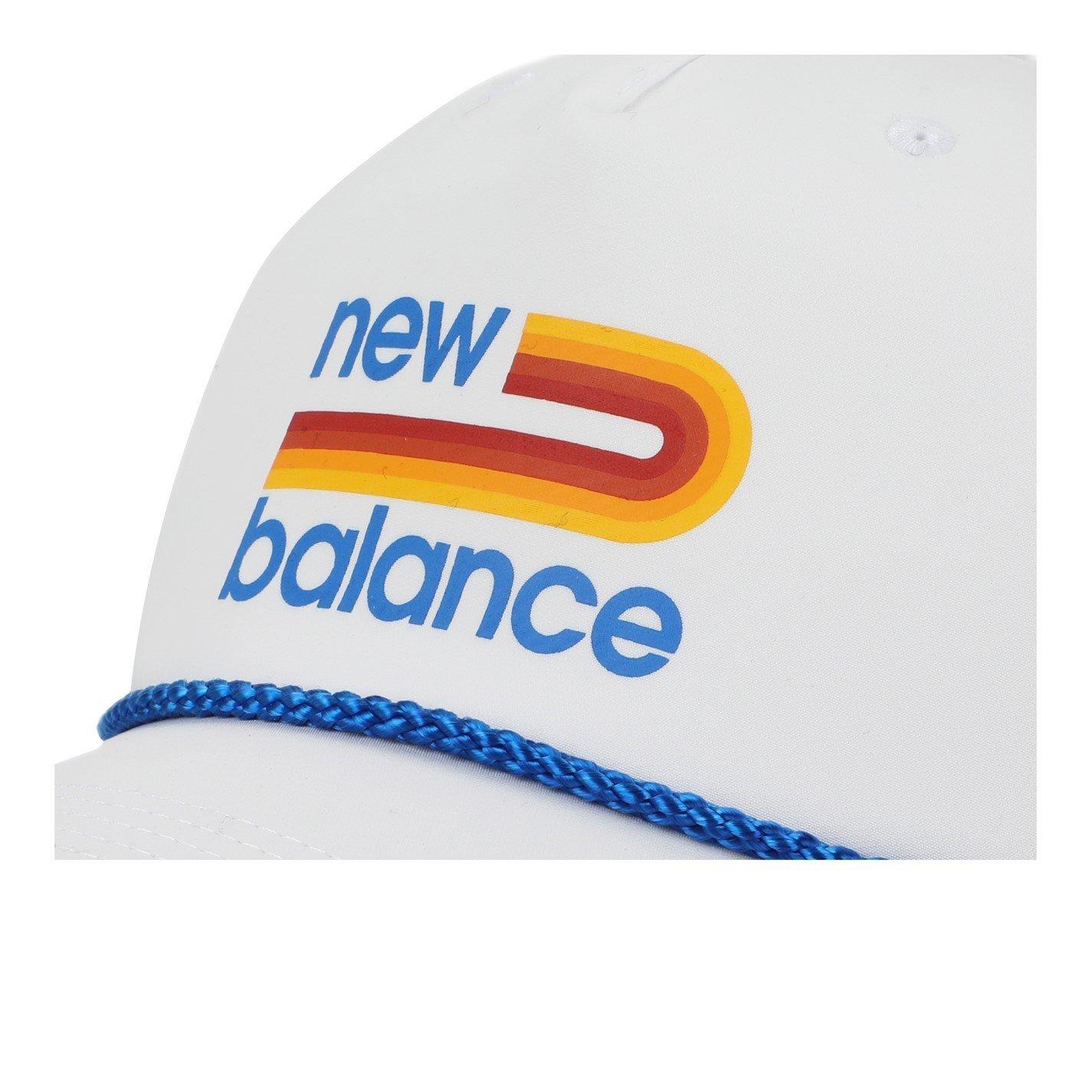 White - New Balance - Graphic Baseball Cap - 4