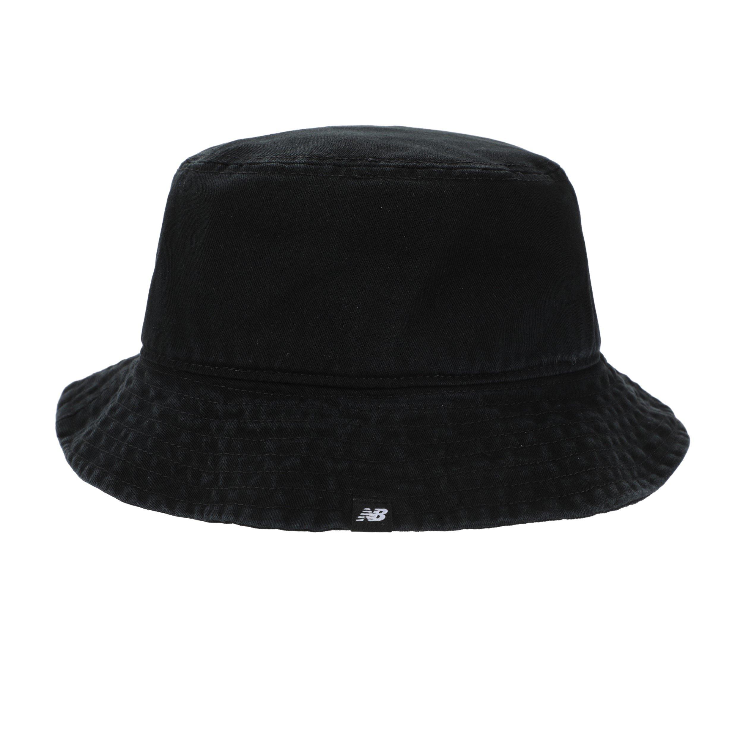 Black - New Balance - Logo Bucket Hat - 3