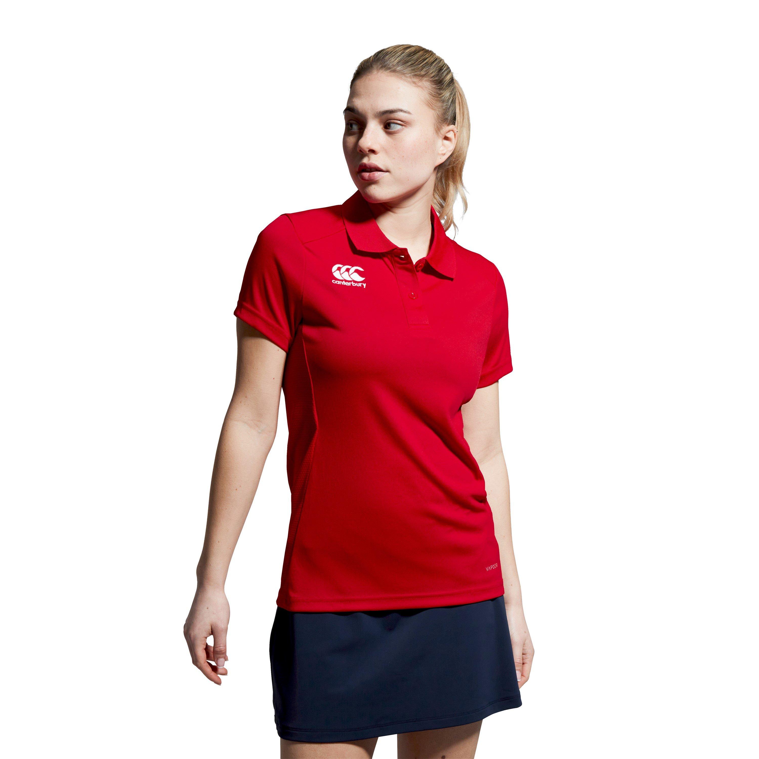 Red - Canterbury - Women's Club Dry Short-Sleeve Performance T-Shirt - 2