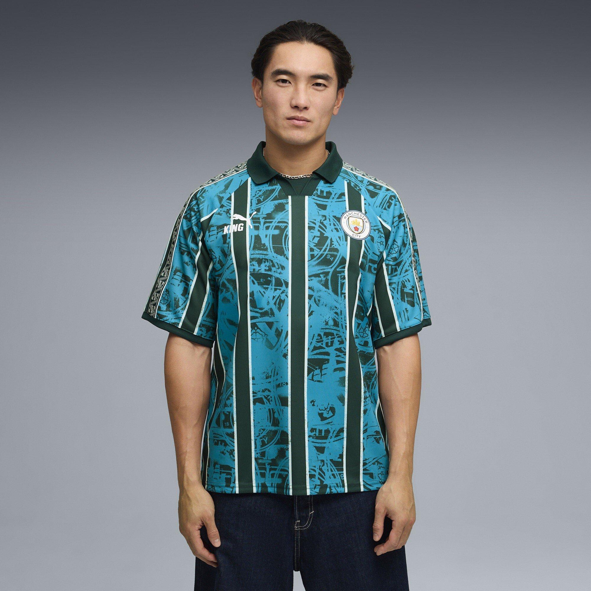 Blue/Navy - Puma - Puma MCFC Retro Jsy Sn62 - 3