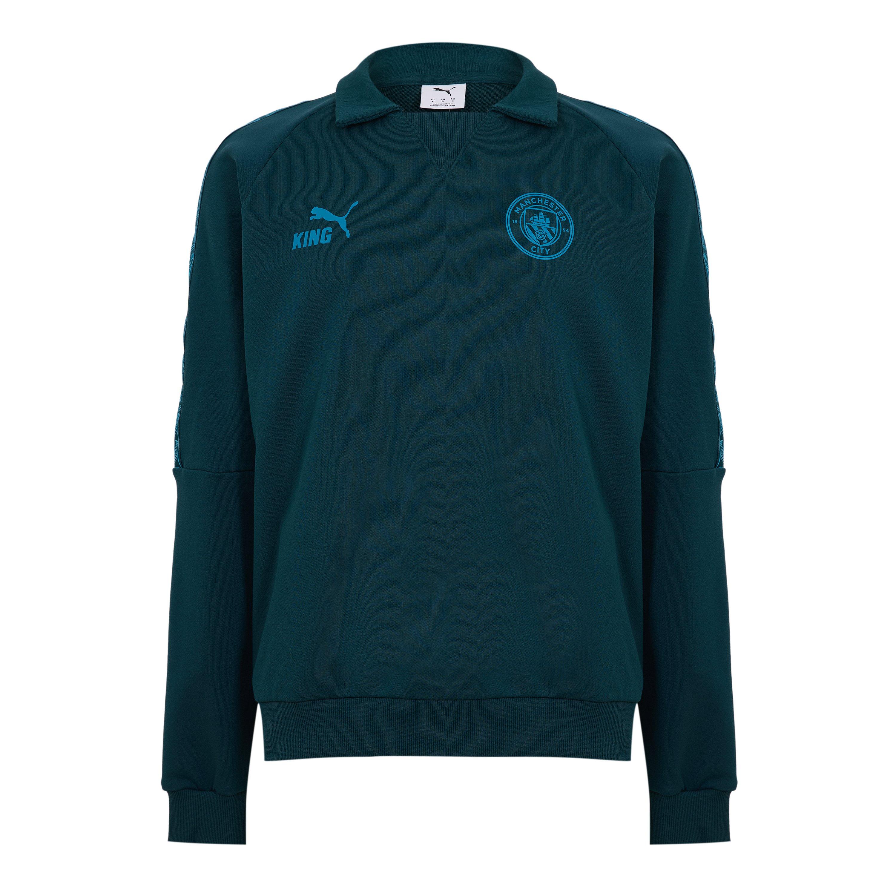 Green/Blue - Puma - MCFC Drill Top Sn62 - 1