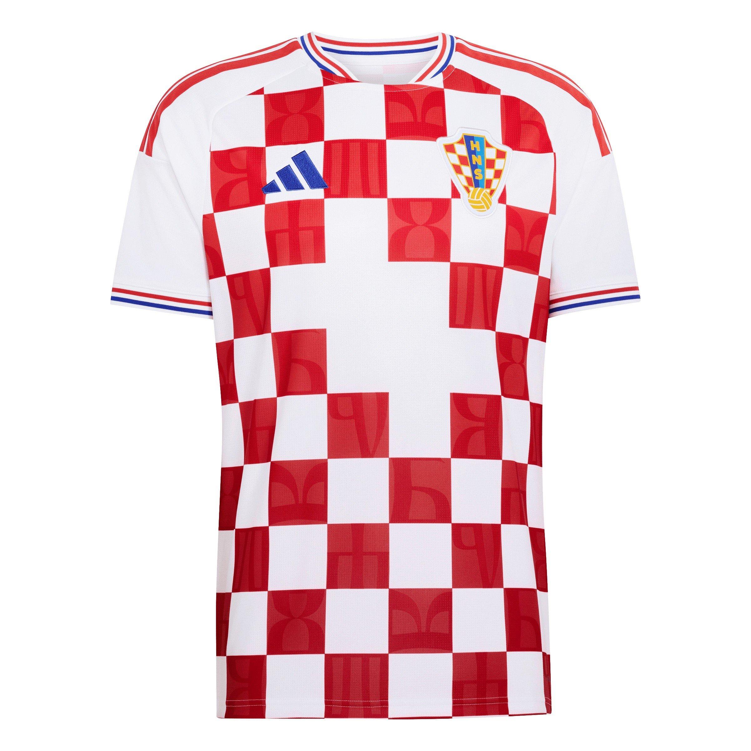 White/Red - adidas - Croatia 2026 Home Football Shirt Adults - 1