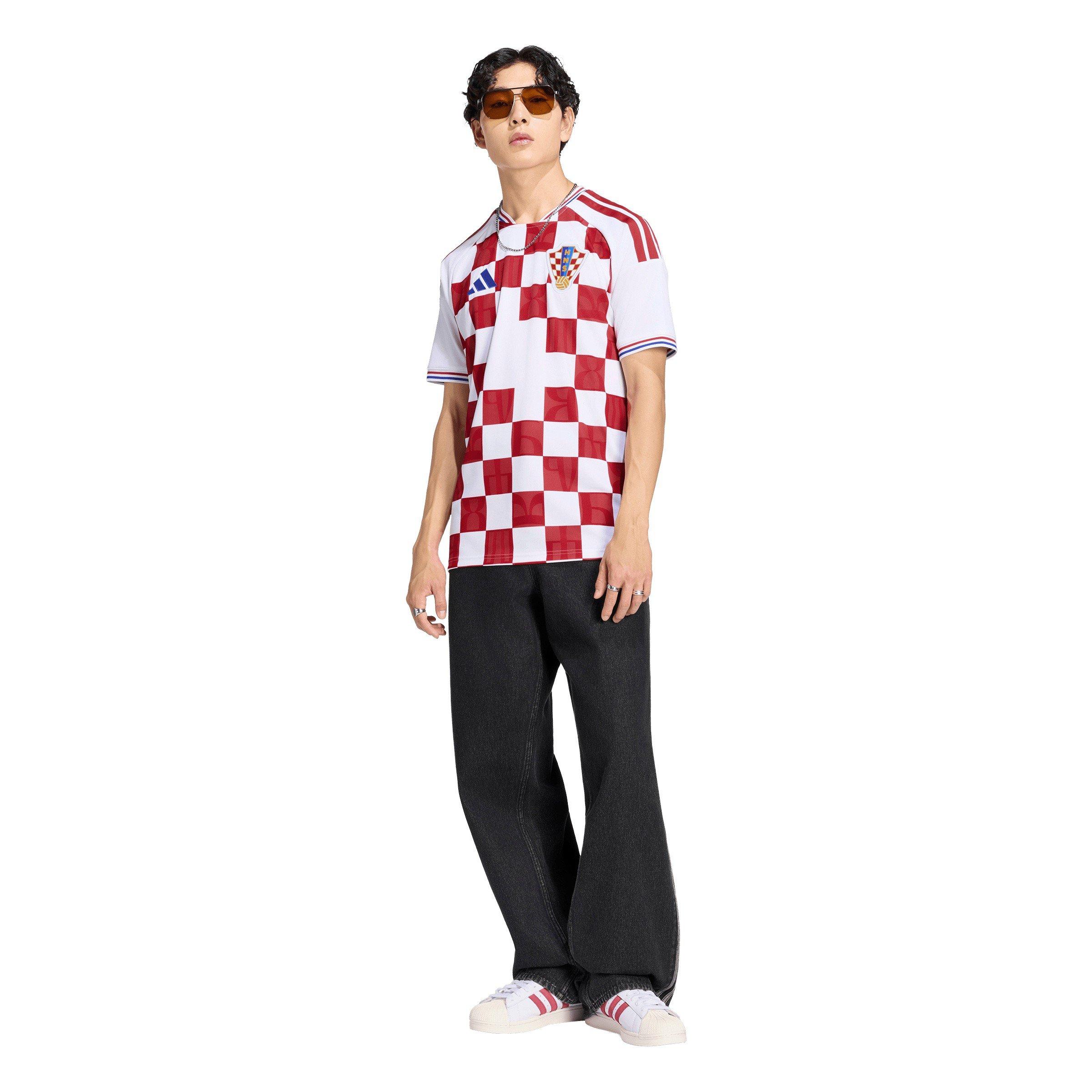 White/Red - adidas - Croatia 2026 Home Football Shirt Adults - 7