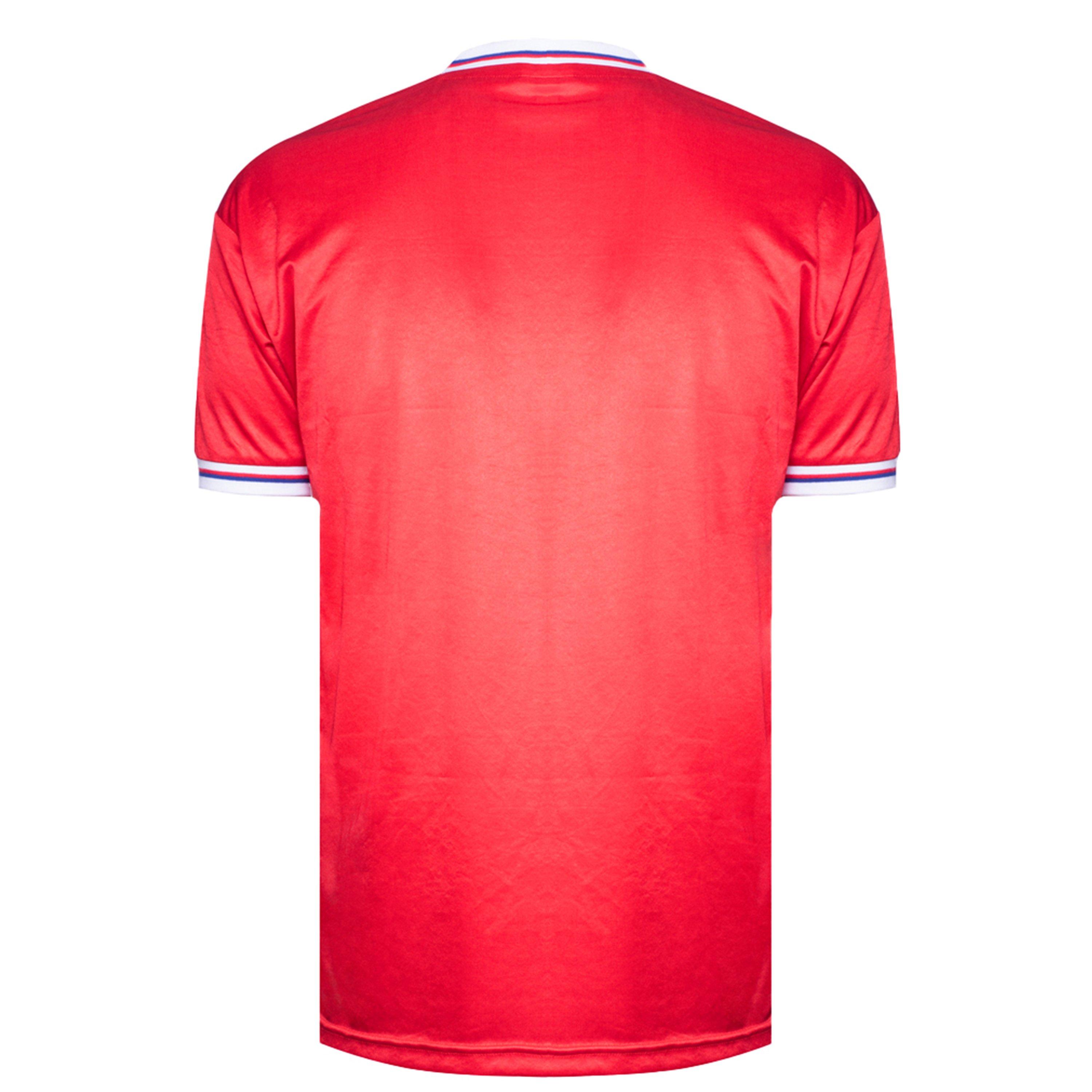 Red - Score Draw - Score England '82 Away Shirt Adults - 8